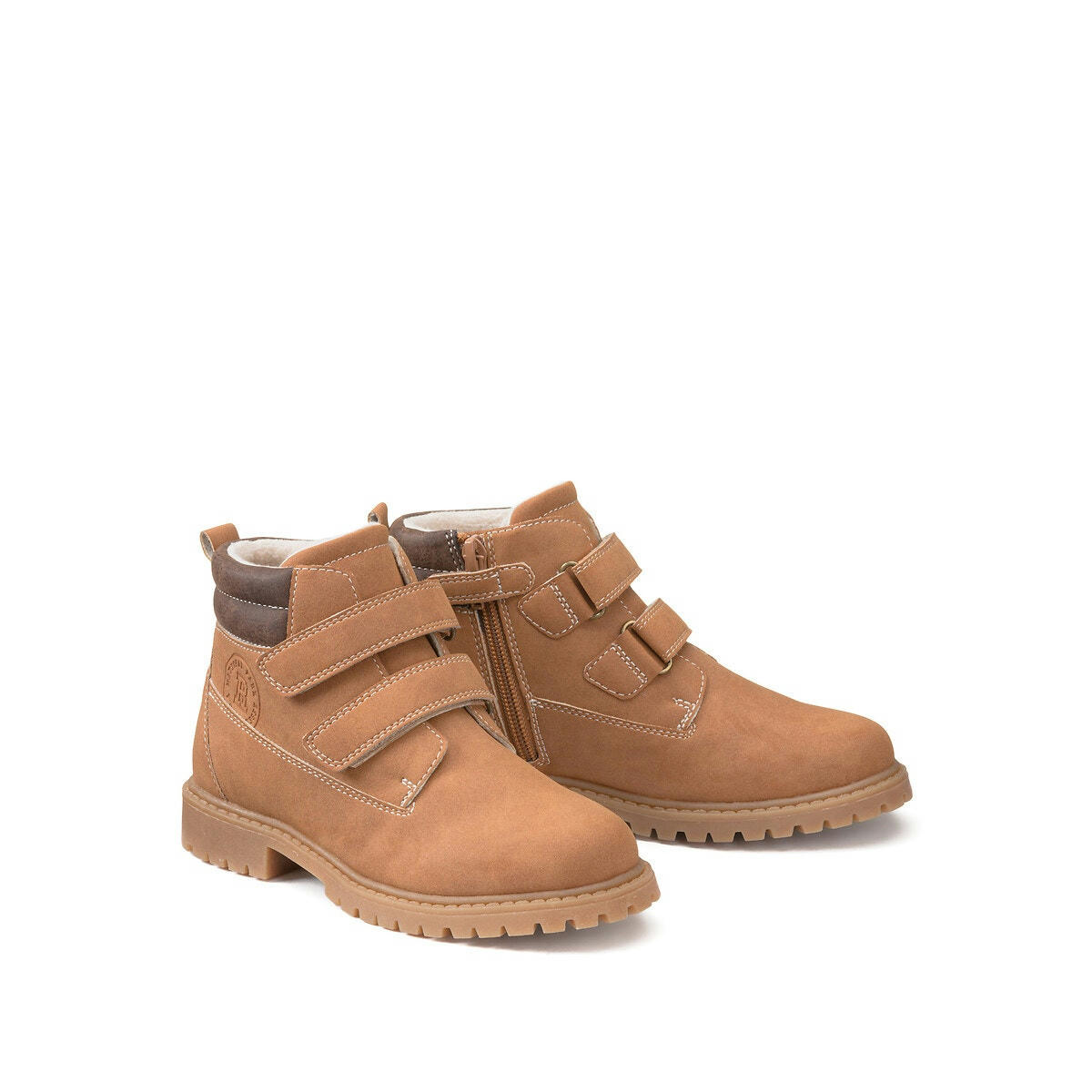Bottines zippées et à scratchs