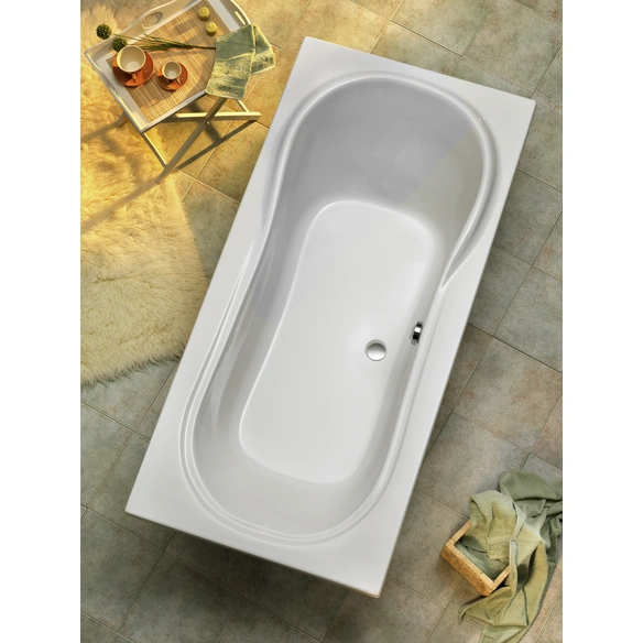 Badewanne »Palma«, BxHxL: 90 x 45 x 190 cm, Körperform
