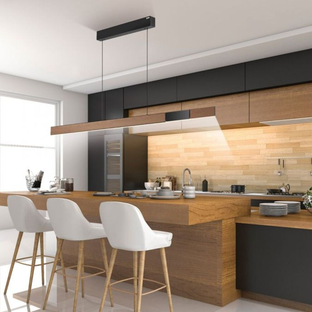 Neuhaus PURE® Hanglamp PURE MOTO-RISE e-Slide & e-Lift Black Wood