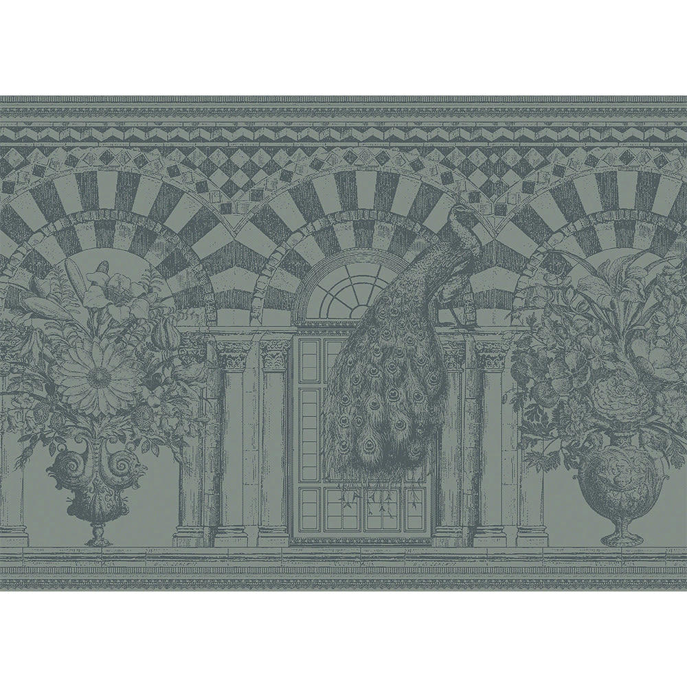 ARCADES CENDRE - Set antitache déperlant pur coton gris 54X39