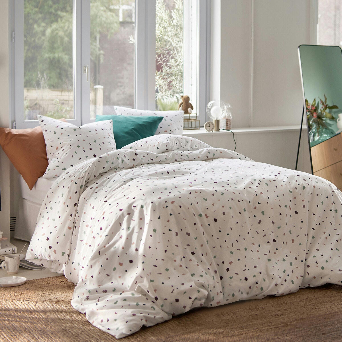 Drap housse coton bonnet 25 cm, Granito