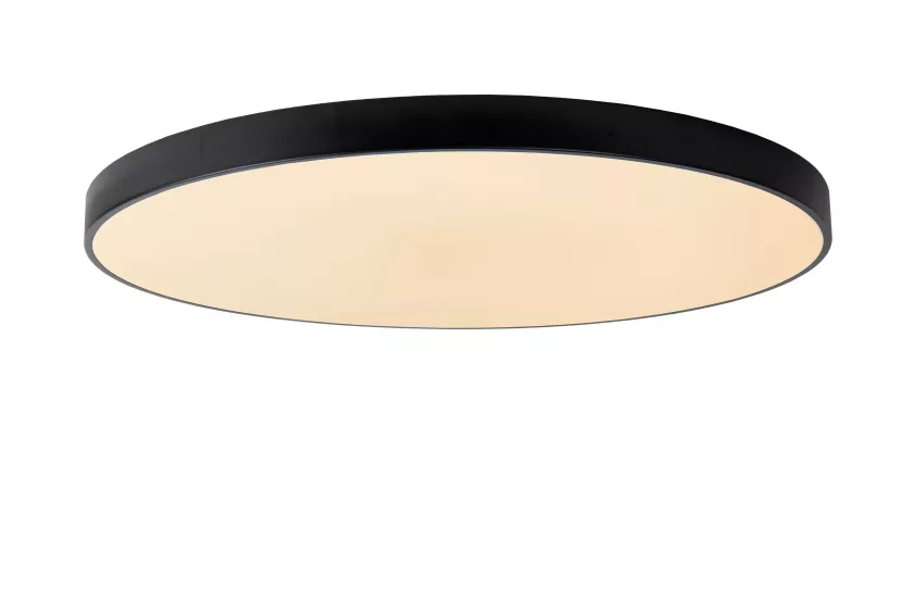 Plafon UNARokrągły czarno-biały LED 1x80W 80cm 5600lm IP20 Lucide