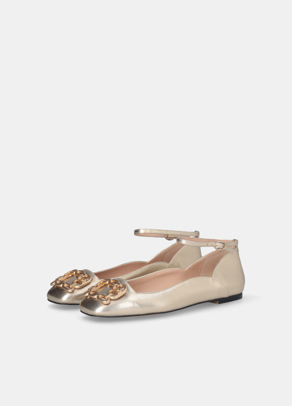 Ballerine effetto laminato