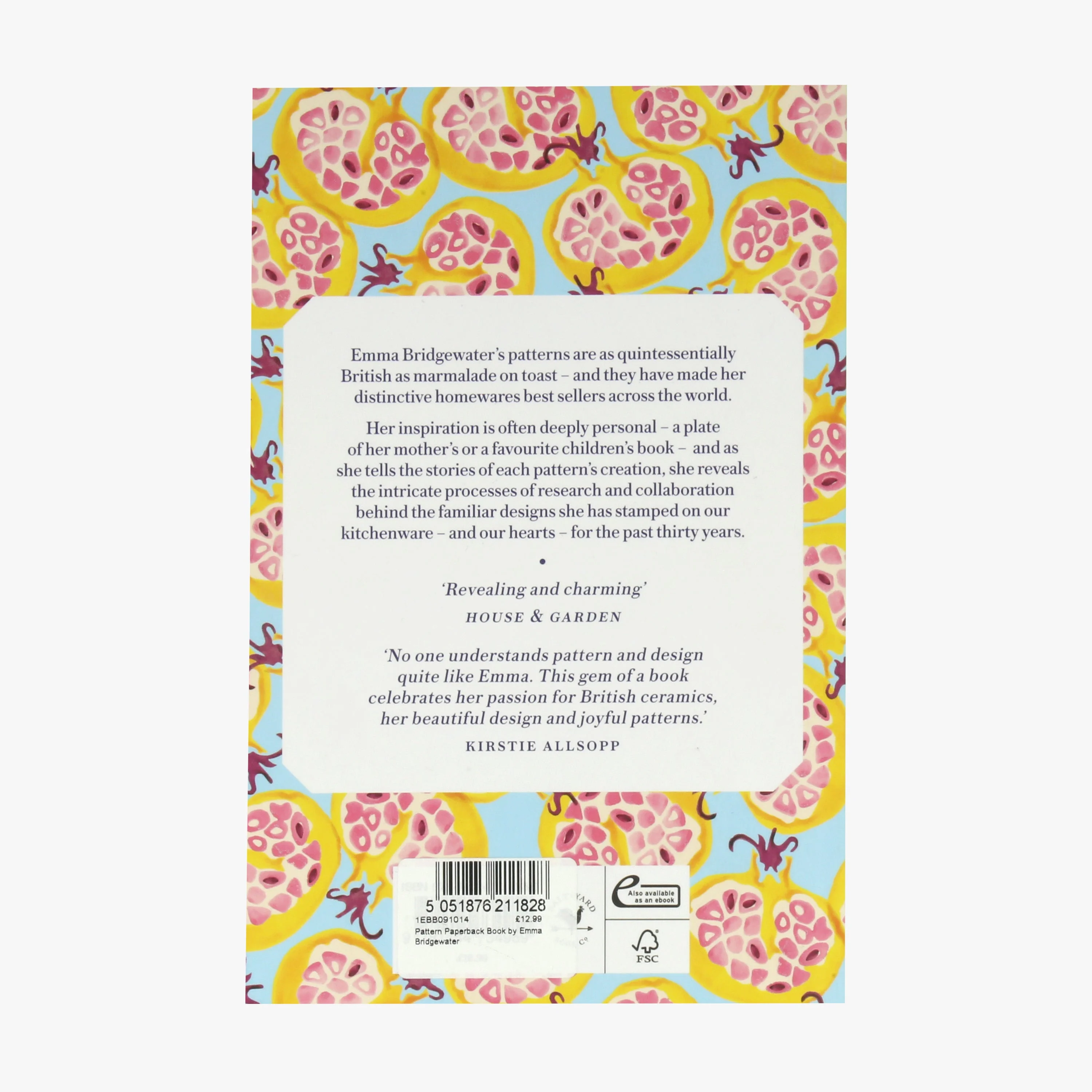 Pattern by Emma Bridgewater Paperback Book