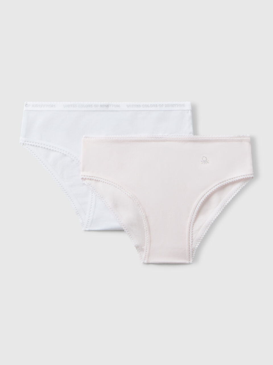 Two pairs of underwear in stretch cotton