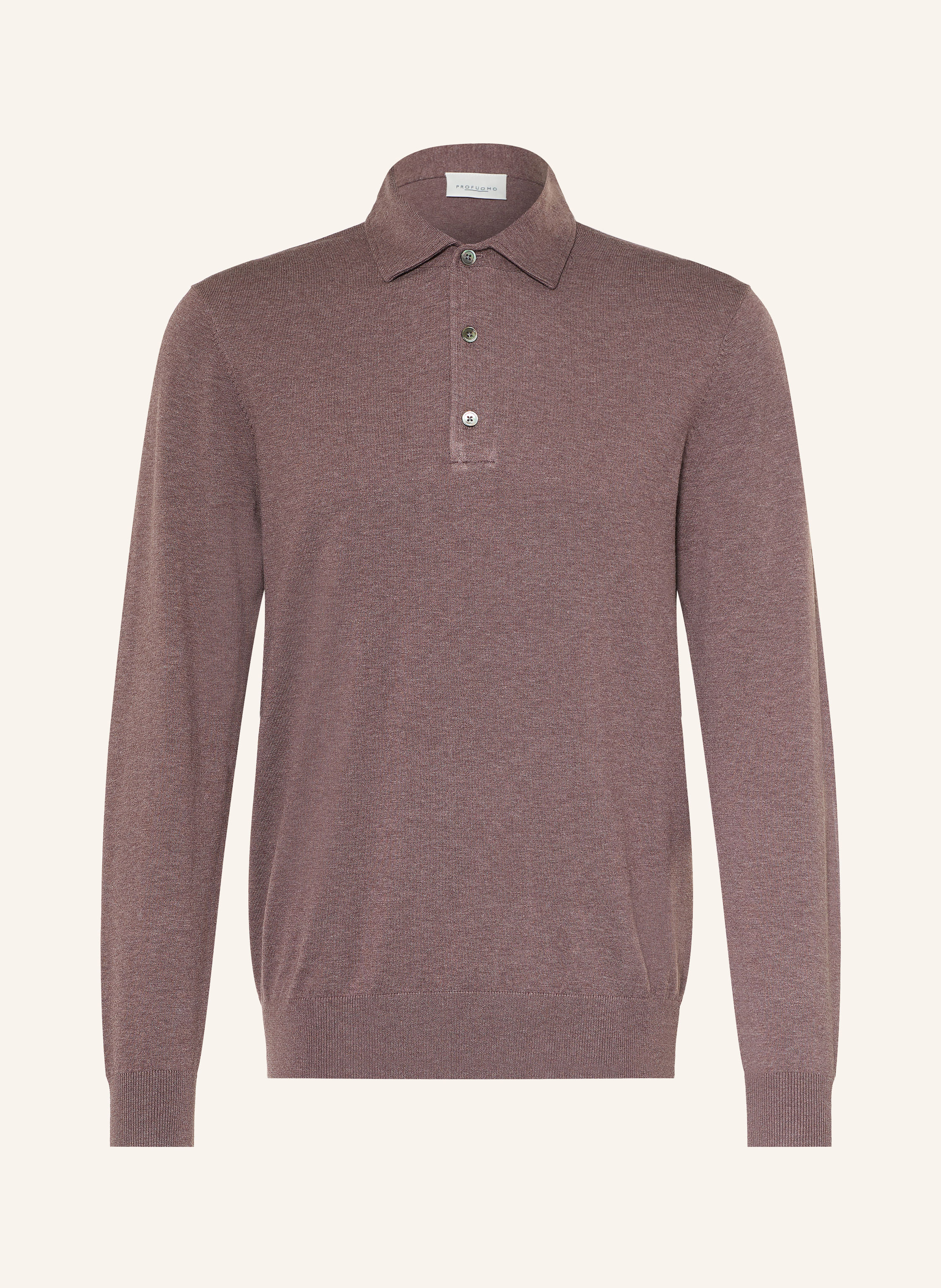 PROFUOMO Strick-Poloshirt