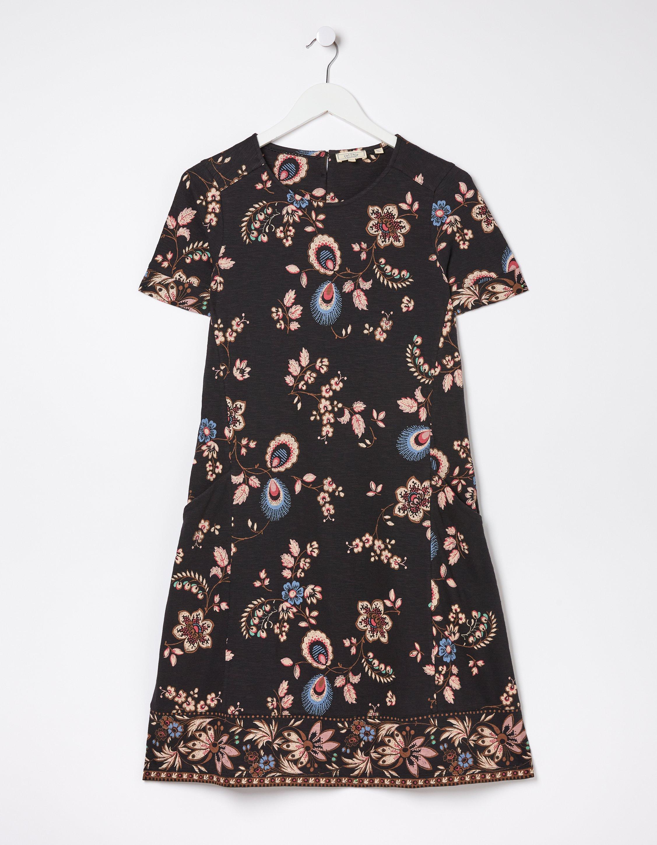 Simone Floral Jersey Dress