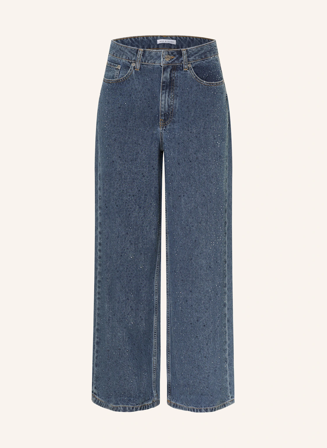 MRS & HUGS Jeans mit Schmucksteinen