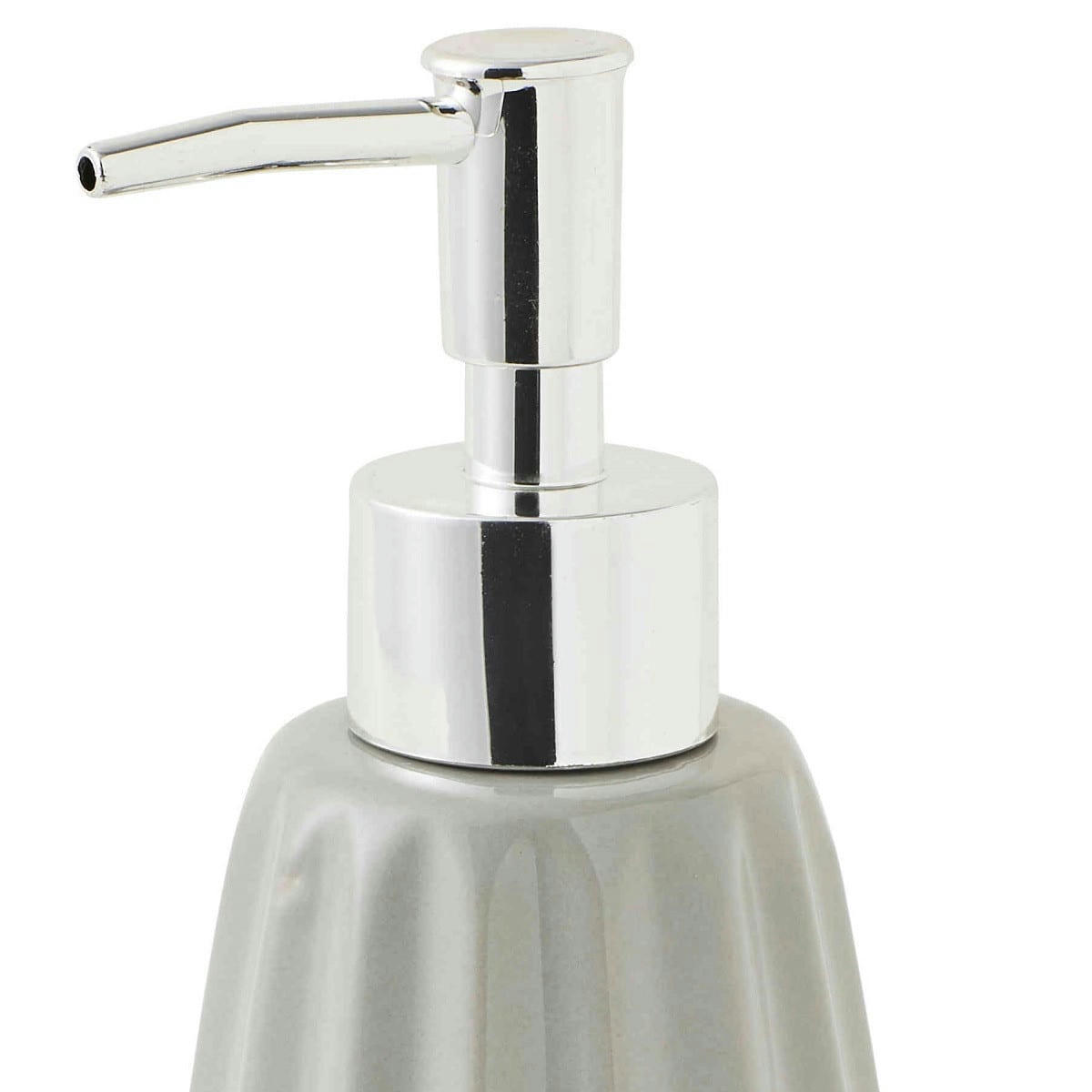 FACETTE - Distributeur de savon en céramique gris