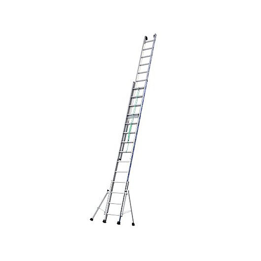 Echelle PLATINIUM 300 coulisse à corde 2 plans 6,95 m 2x12 échelons Tubesca.