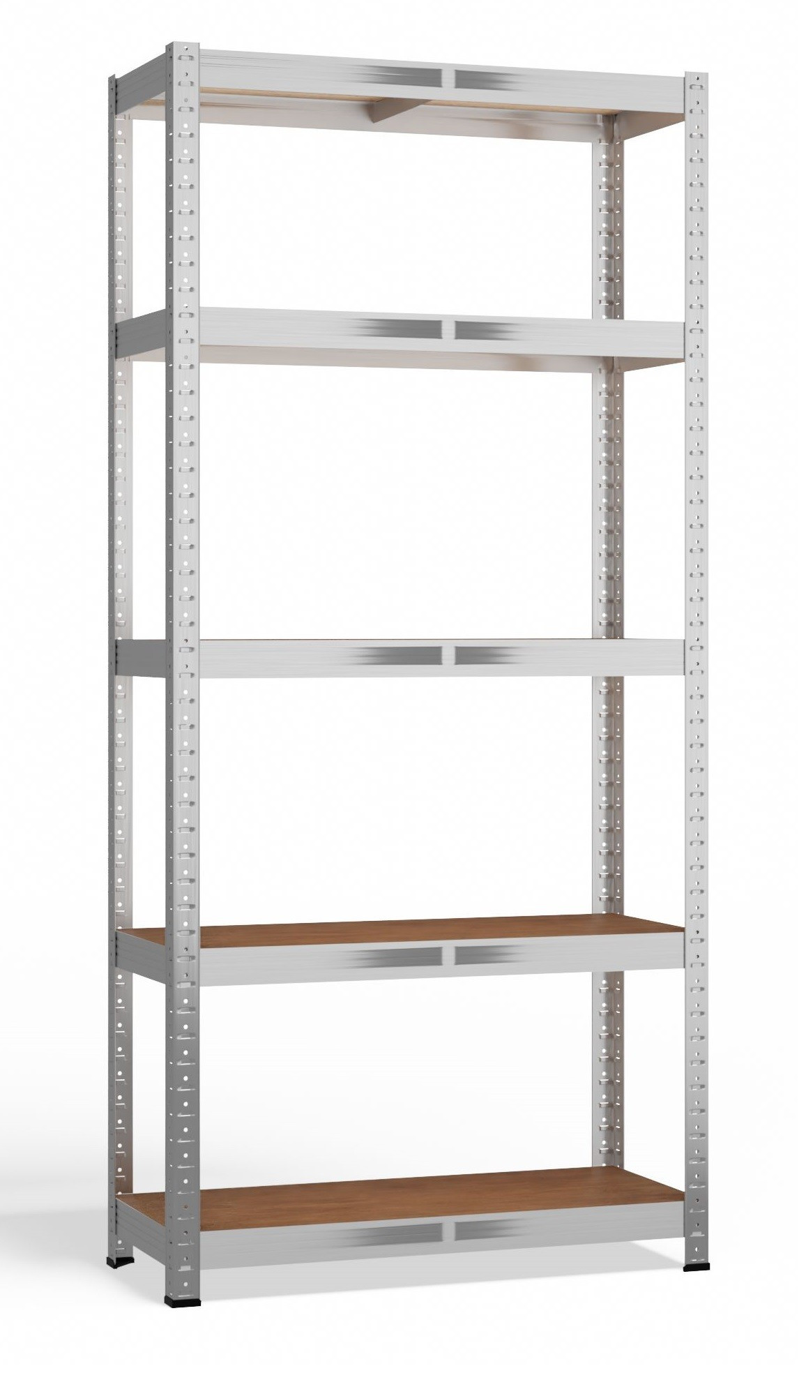 Regał Magazynowy metalowy G7030 MDF Półki