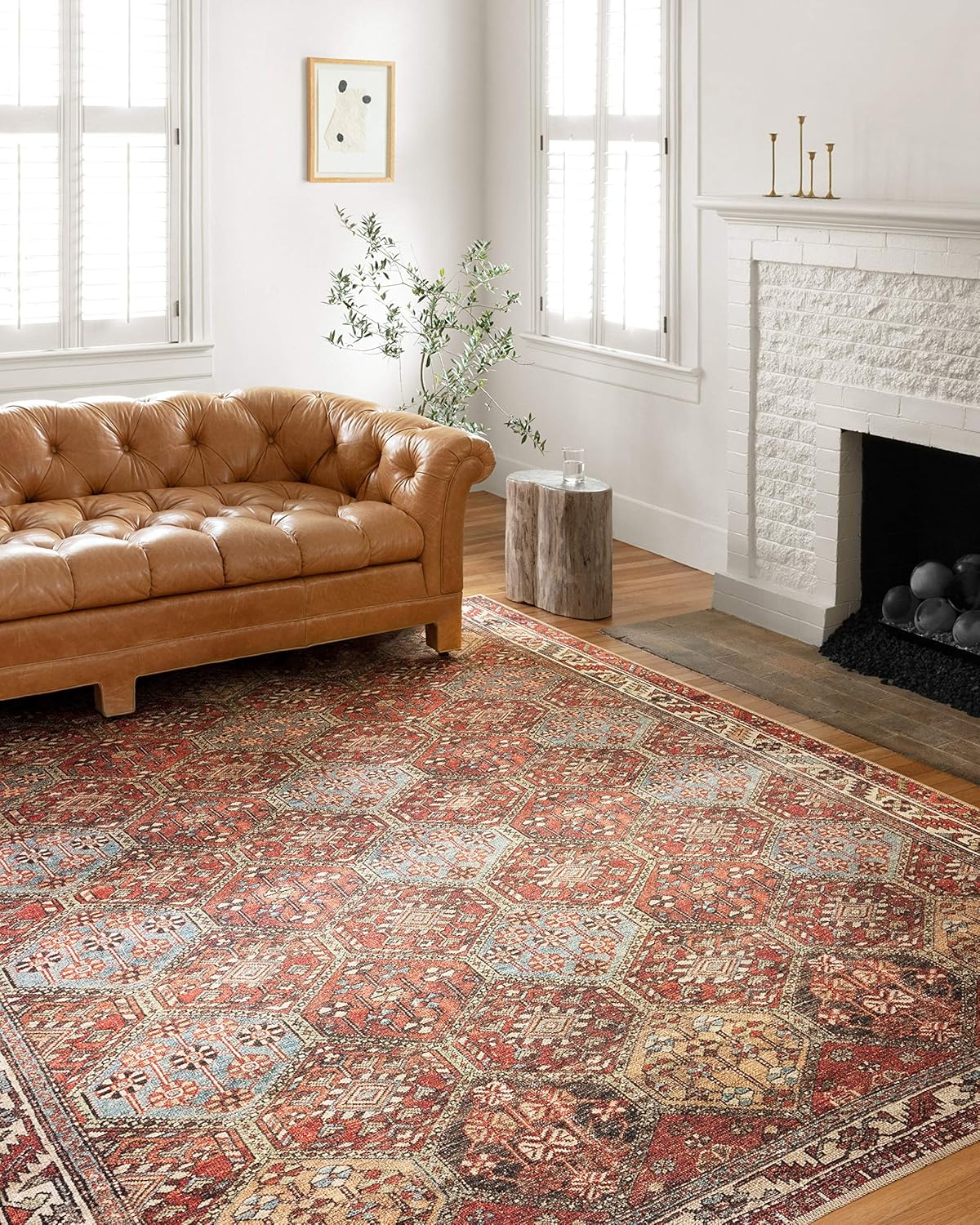 Loloi Loren Collection LQ-16 Spice/Multi 8'-4 x 11'-6 Area Rug