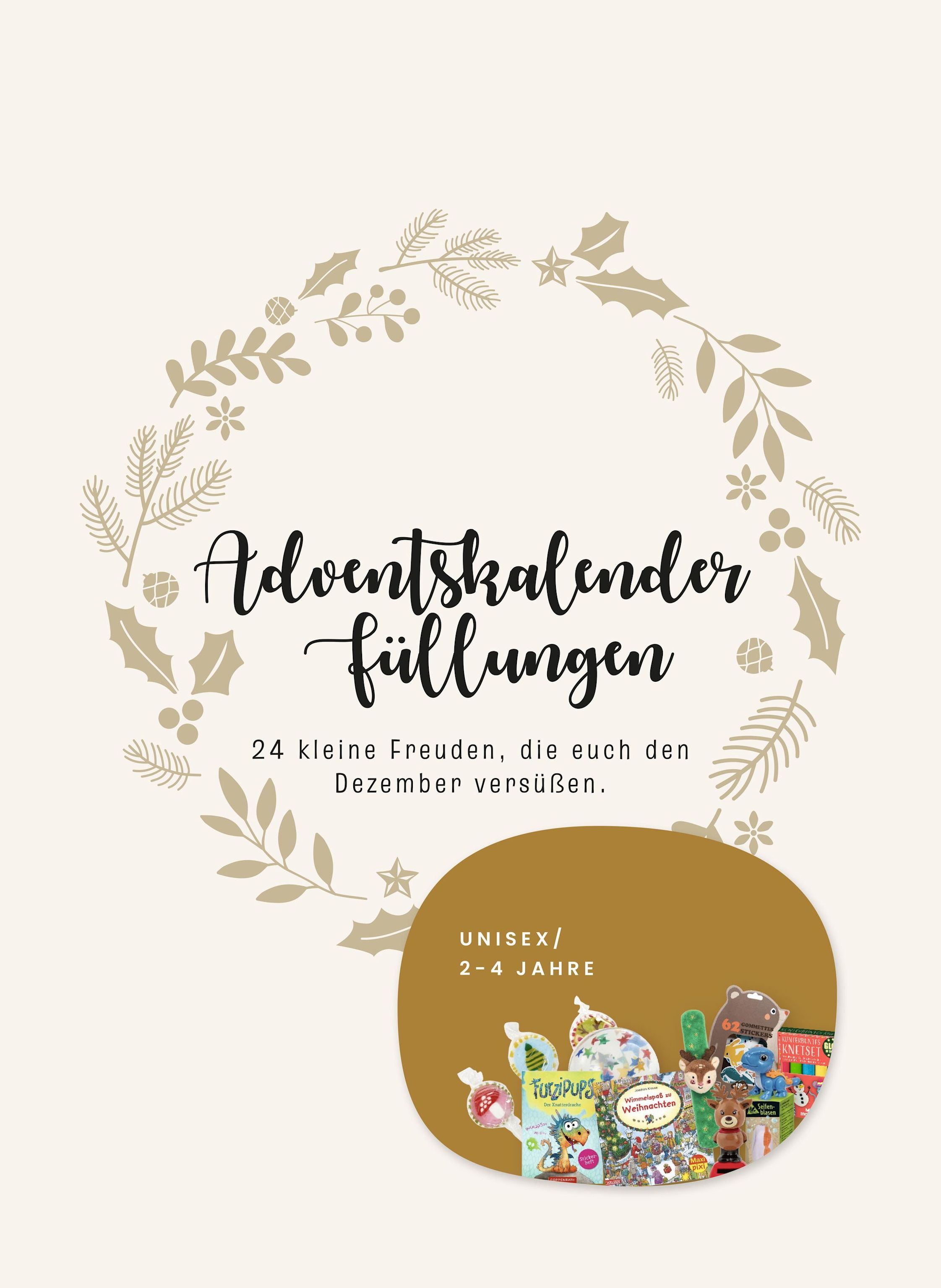 Korbmayer Adventskalender-Füllung Unisex, 2–4 Jahre