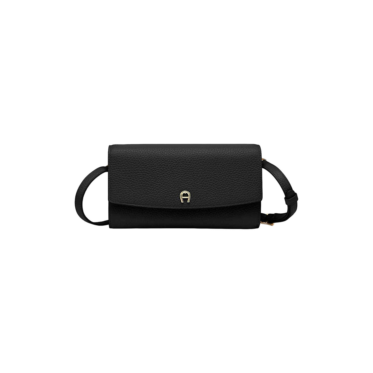 Wallet With Strap, black