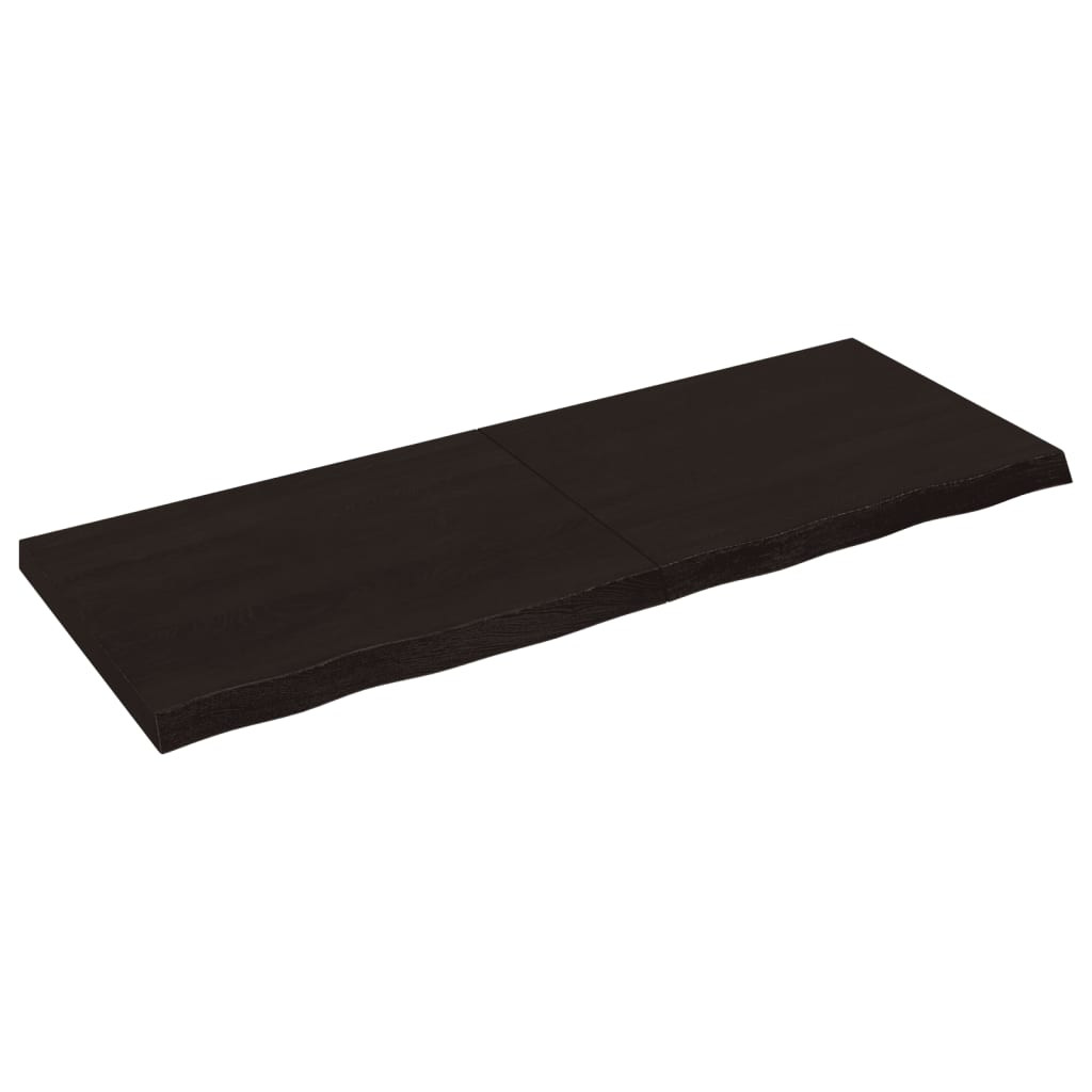 VidaXL Półka ciemnobrązowa 160x60x(2-6) cm