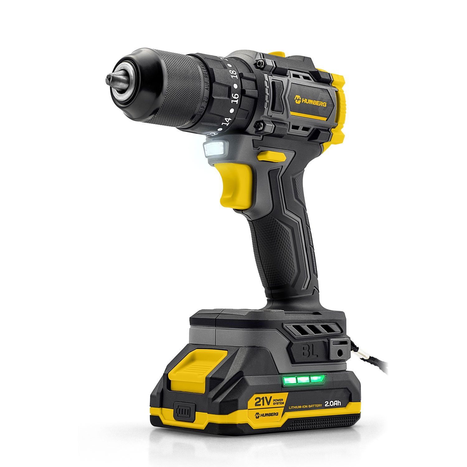 Wiertarko wkrętarka akumulatorowa Humberg HM-432  2x Bateria Mega Mocna