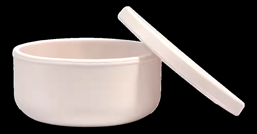 Kushies Silisnack Saver Silicone Bowl & Lid, Pink