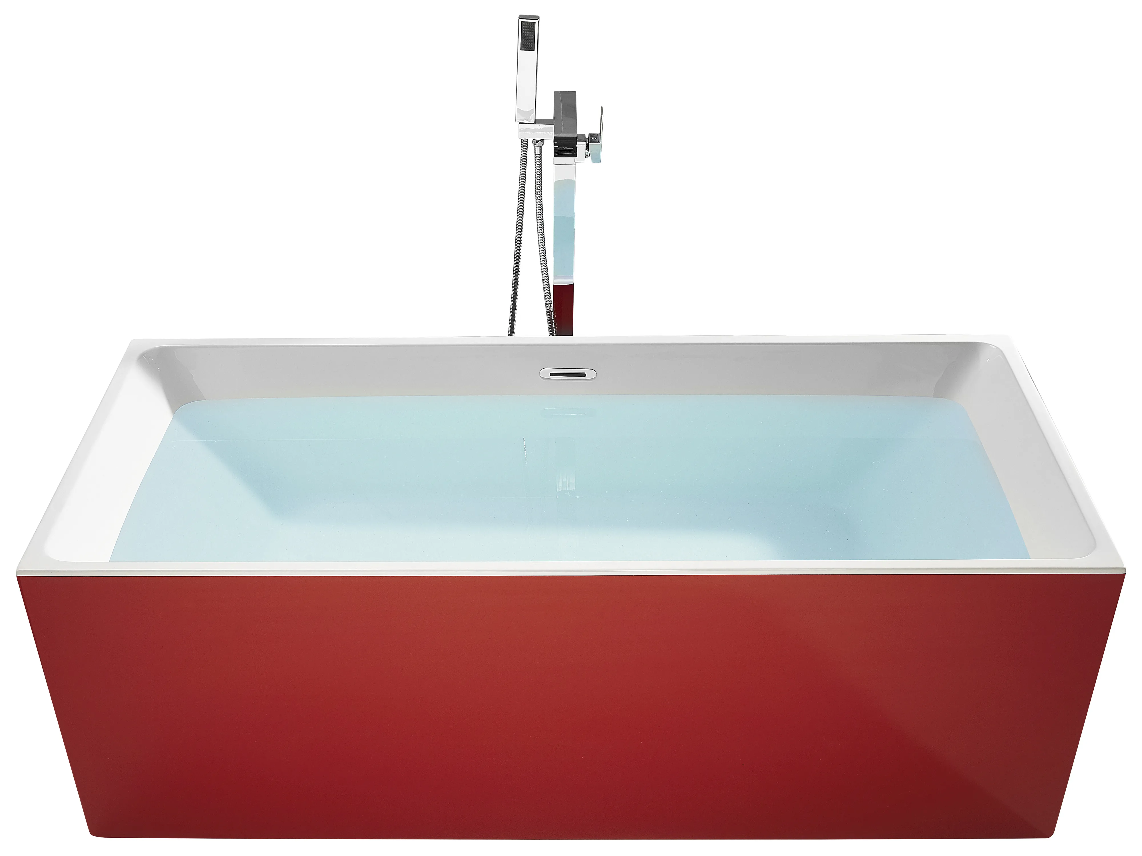 Freestanding Bathtub RIOS 1700 x 800 mm Red