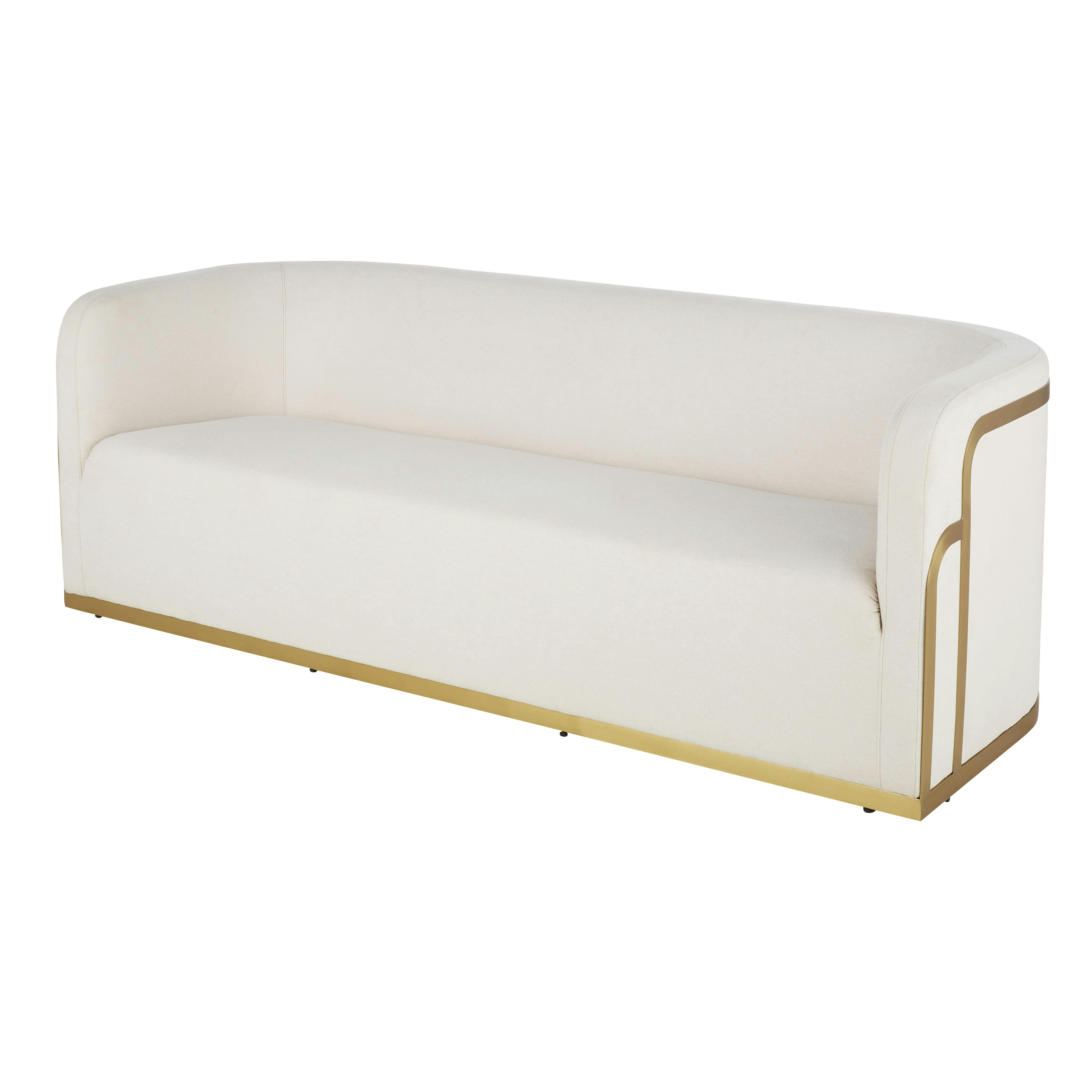 Bling Business - Canapé professionnel 3 places écru