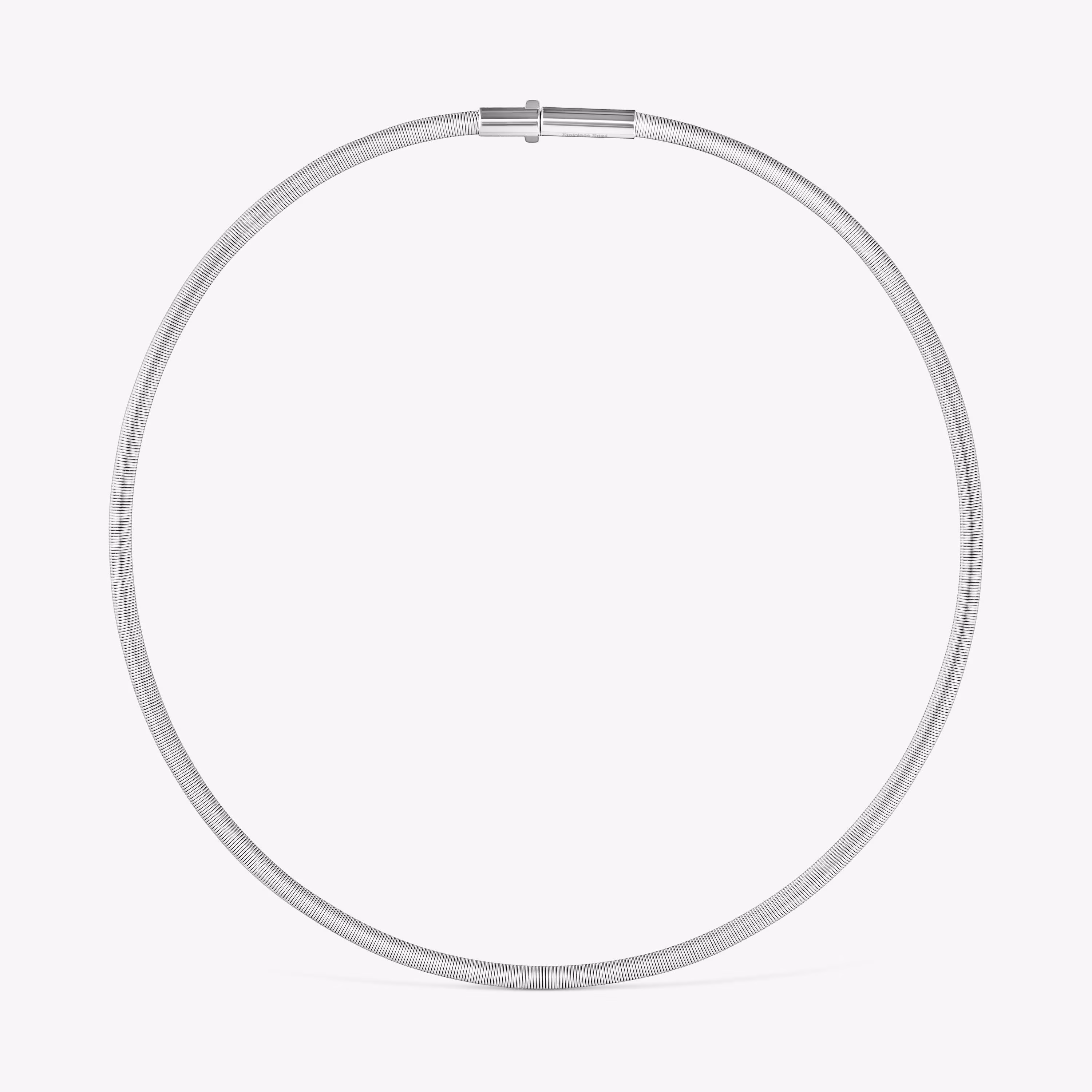Collar de acero 4 mm Mesh Tube