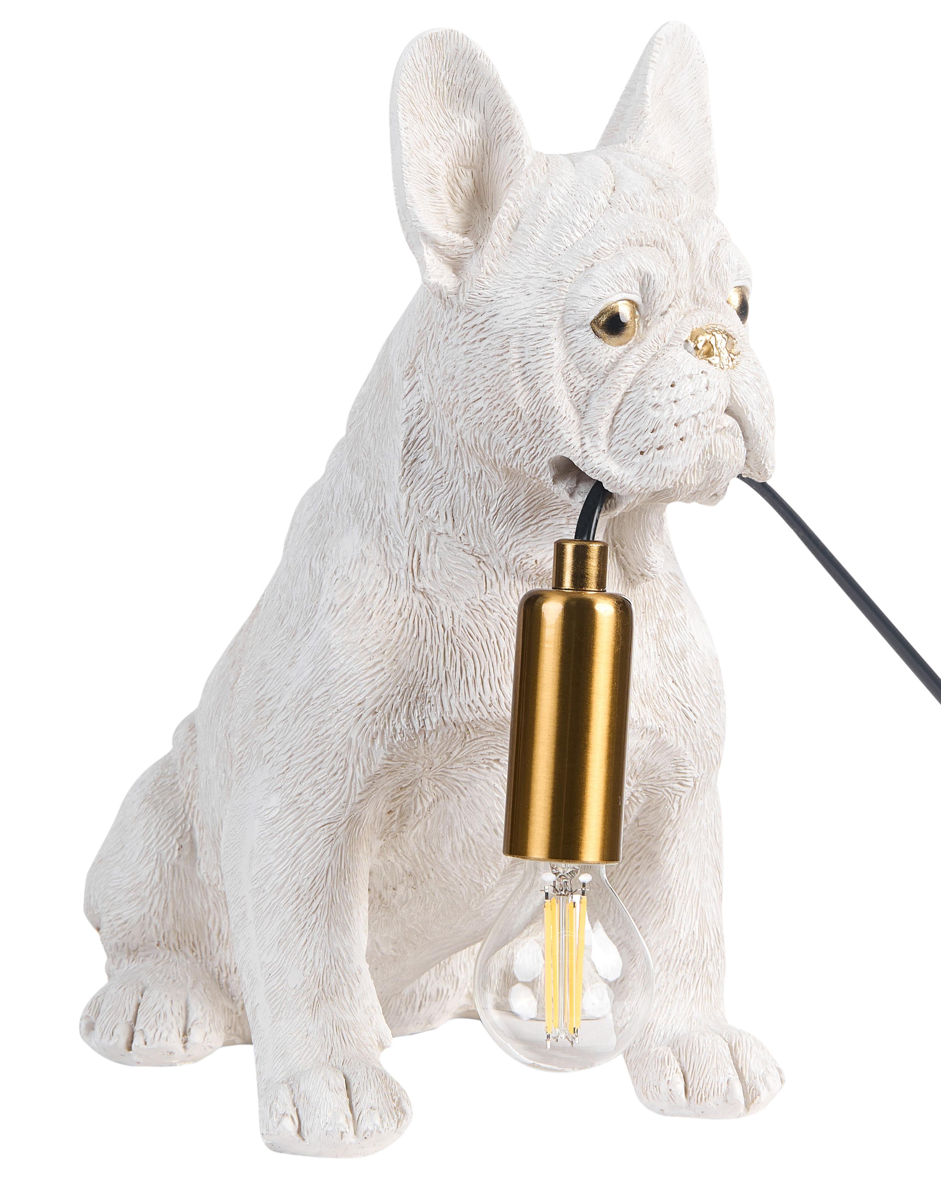 Table Lamp Dog BRUNO White