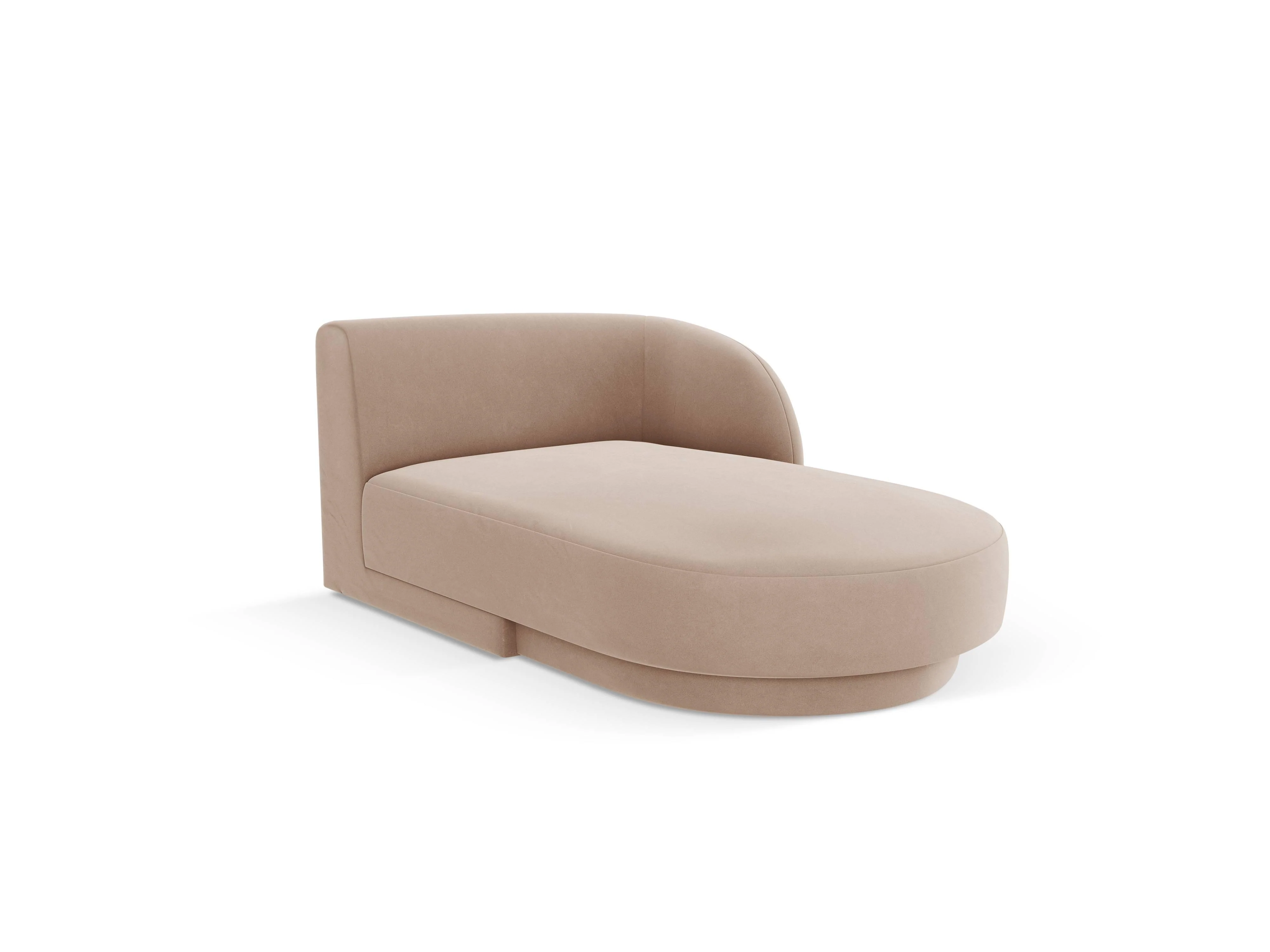 Chaise longue Miley rechts velvet