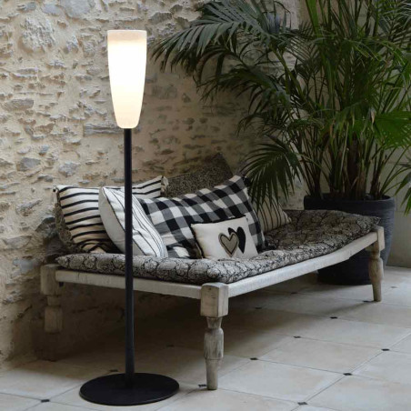 Base support noir pour lampadaire - Paranocta
