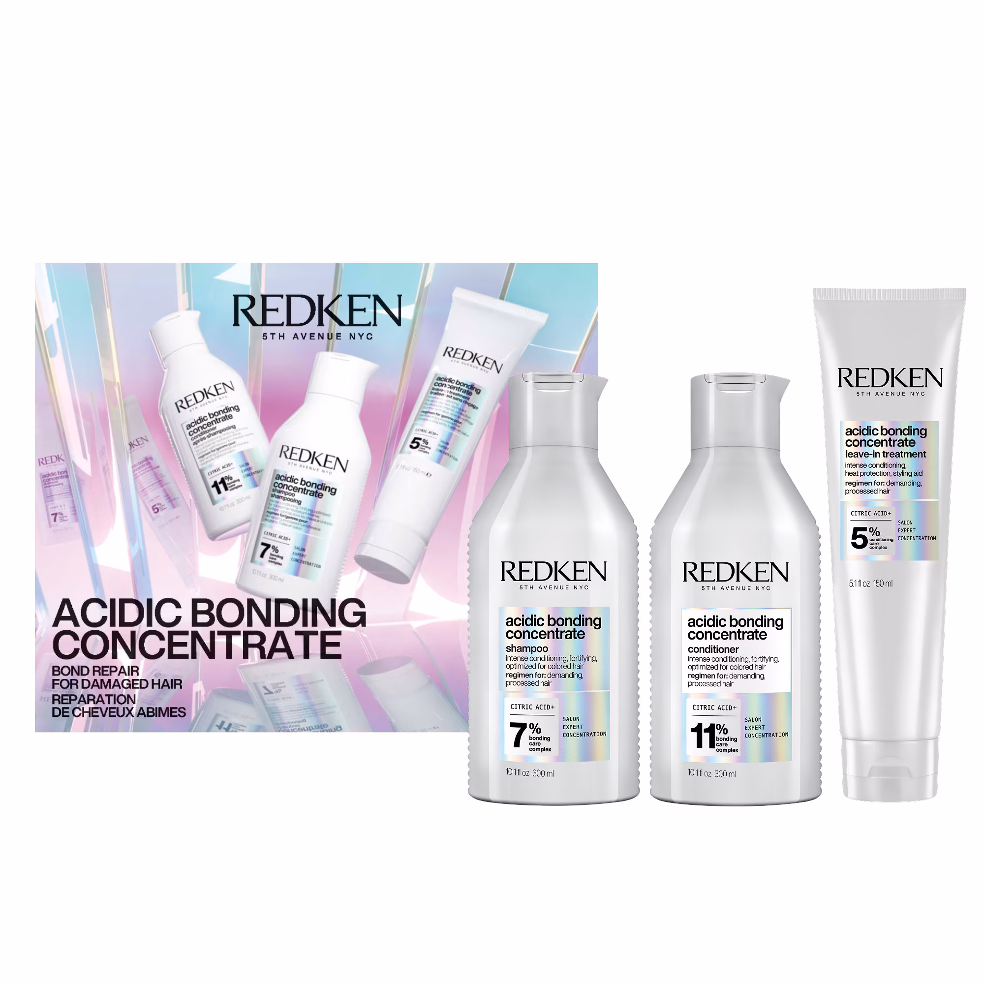 ACIDIC BONDING CONCENTRATECoffret - shampoing + après-shampoing + soin