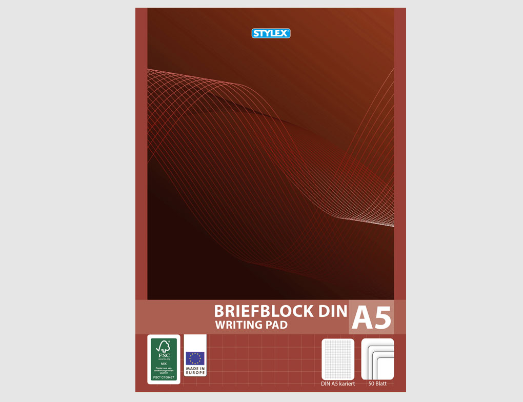 Briefblock kariert