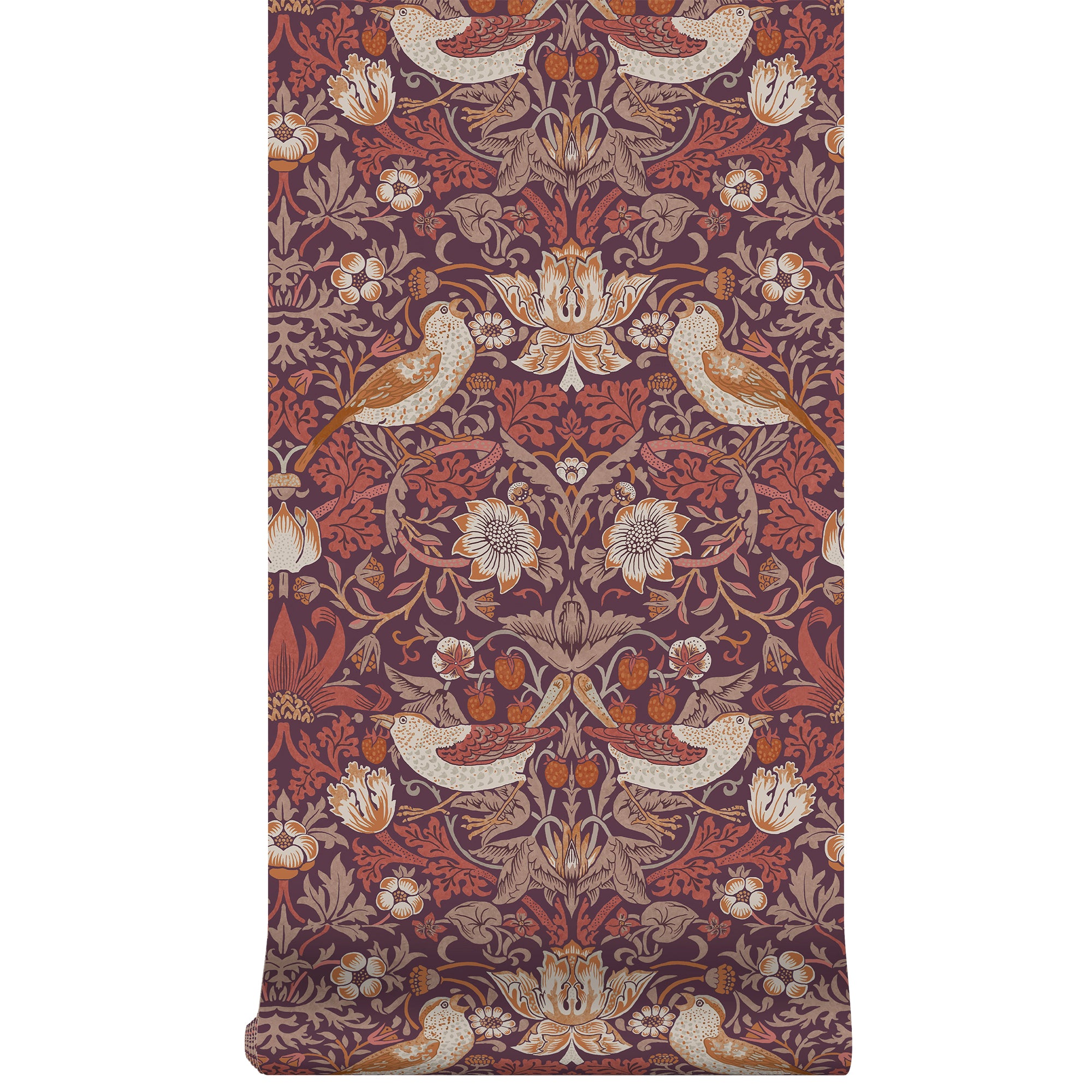 William Morris at Home Vliesbehang Strawberry Thief - 10mx52cm