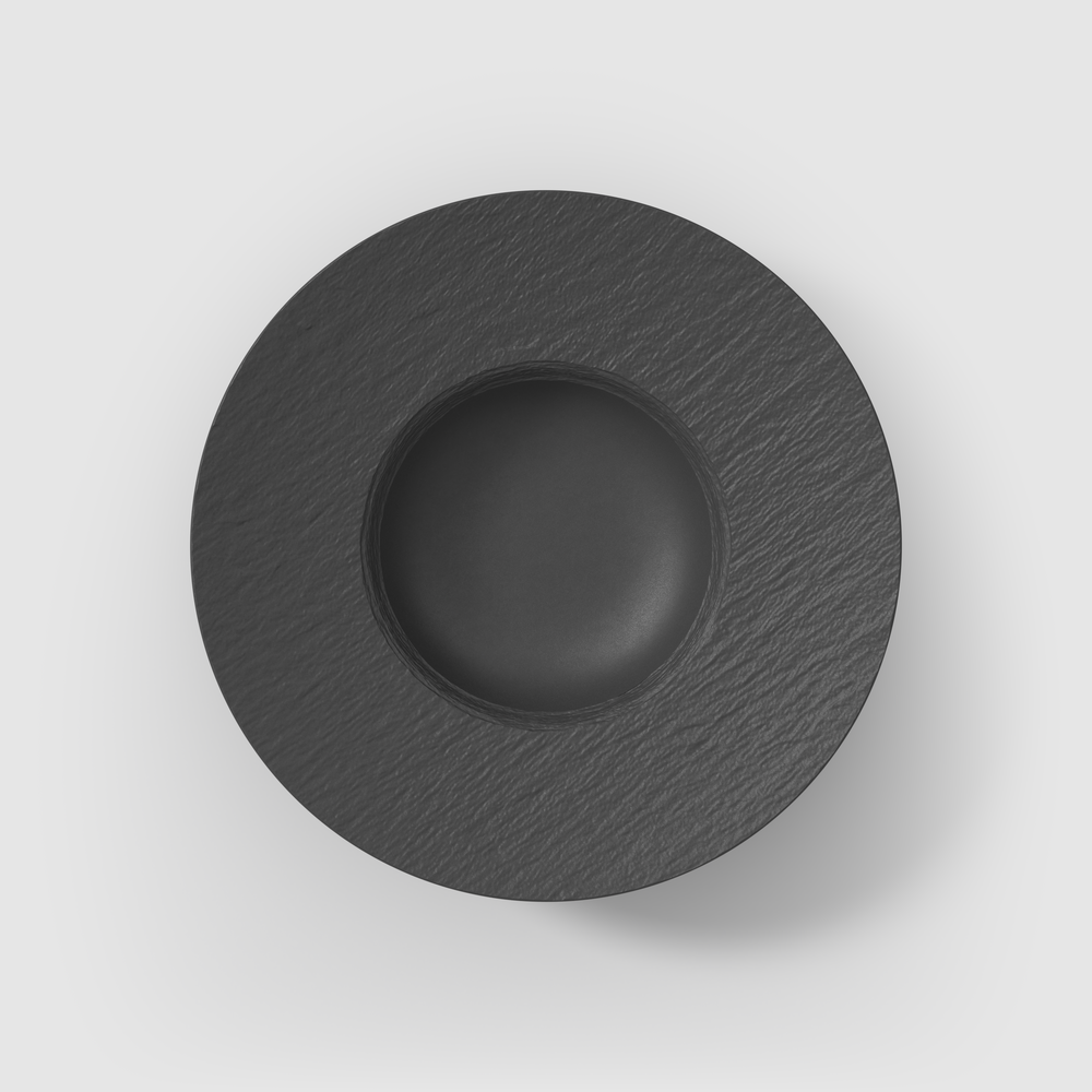 Manufacture Pasta bowl - Black, 11.1'', Premium Porcelain