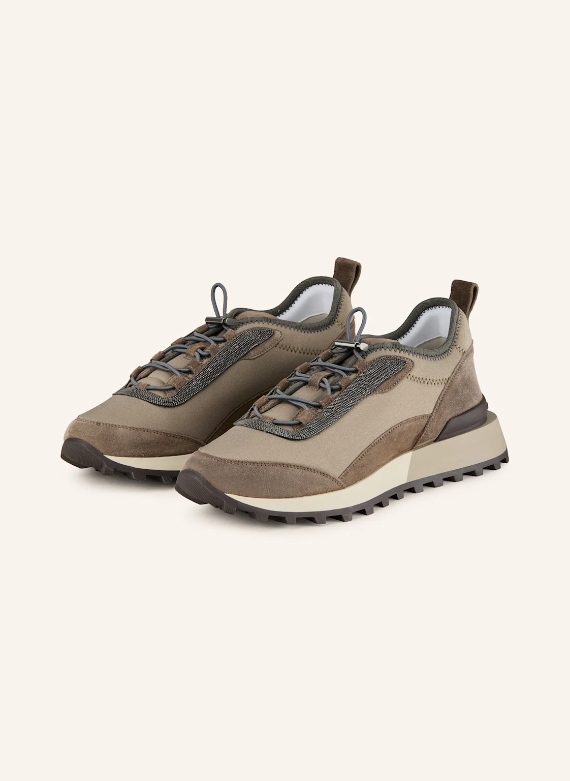 BRUNELLO CUCINELLI Sneaker mit Schmucksteinen