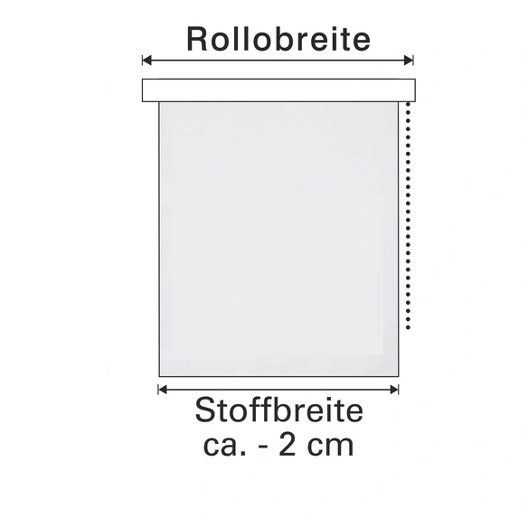 Doppelrollo, weiß, Polyester
