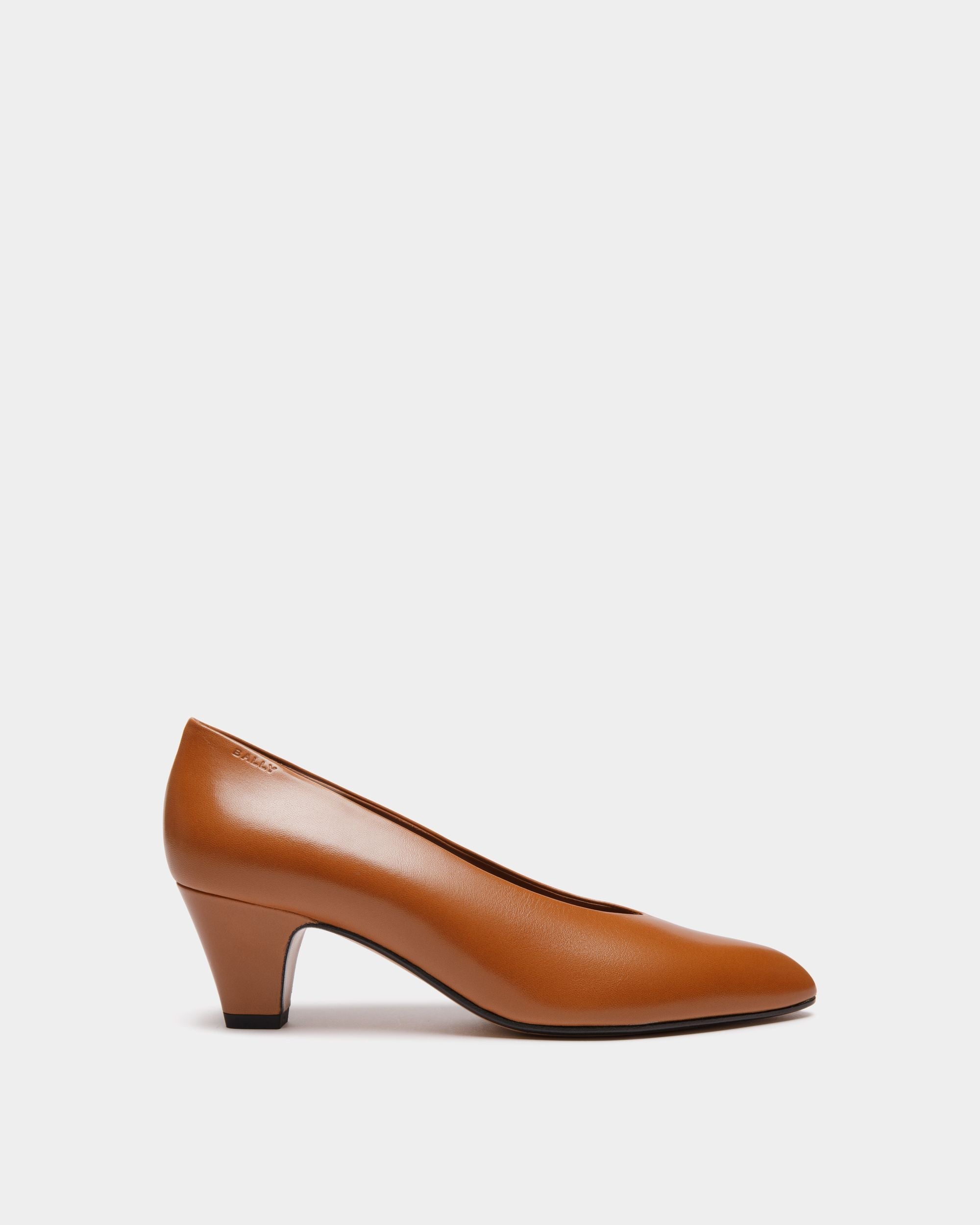 Pumps Alva Aus Leder In Braun