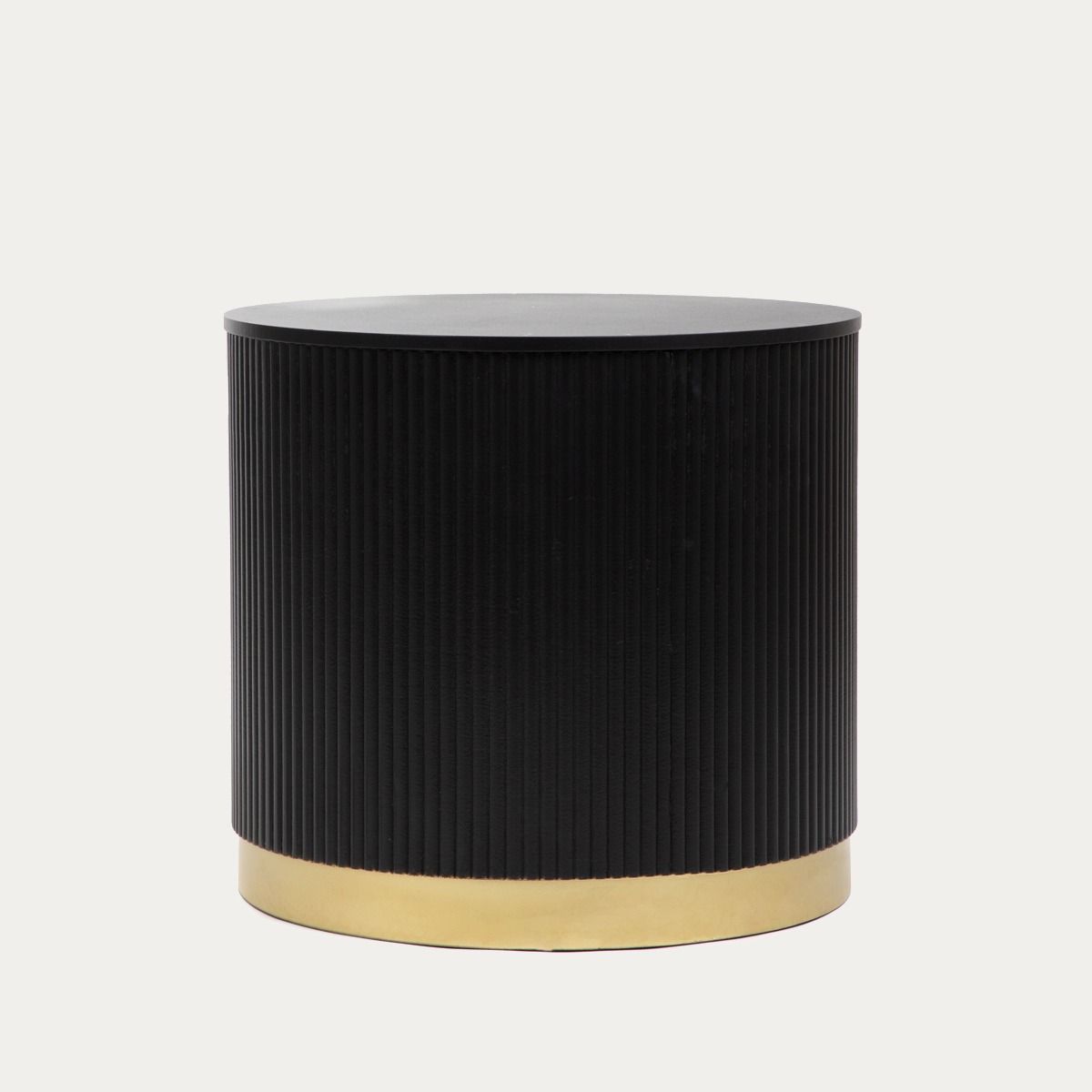 Stolik kawowy TABI matowy czarny 40x36 cm