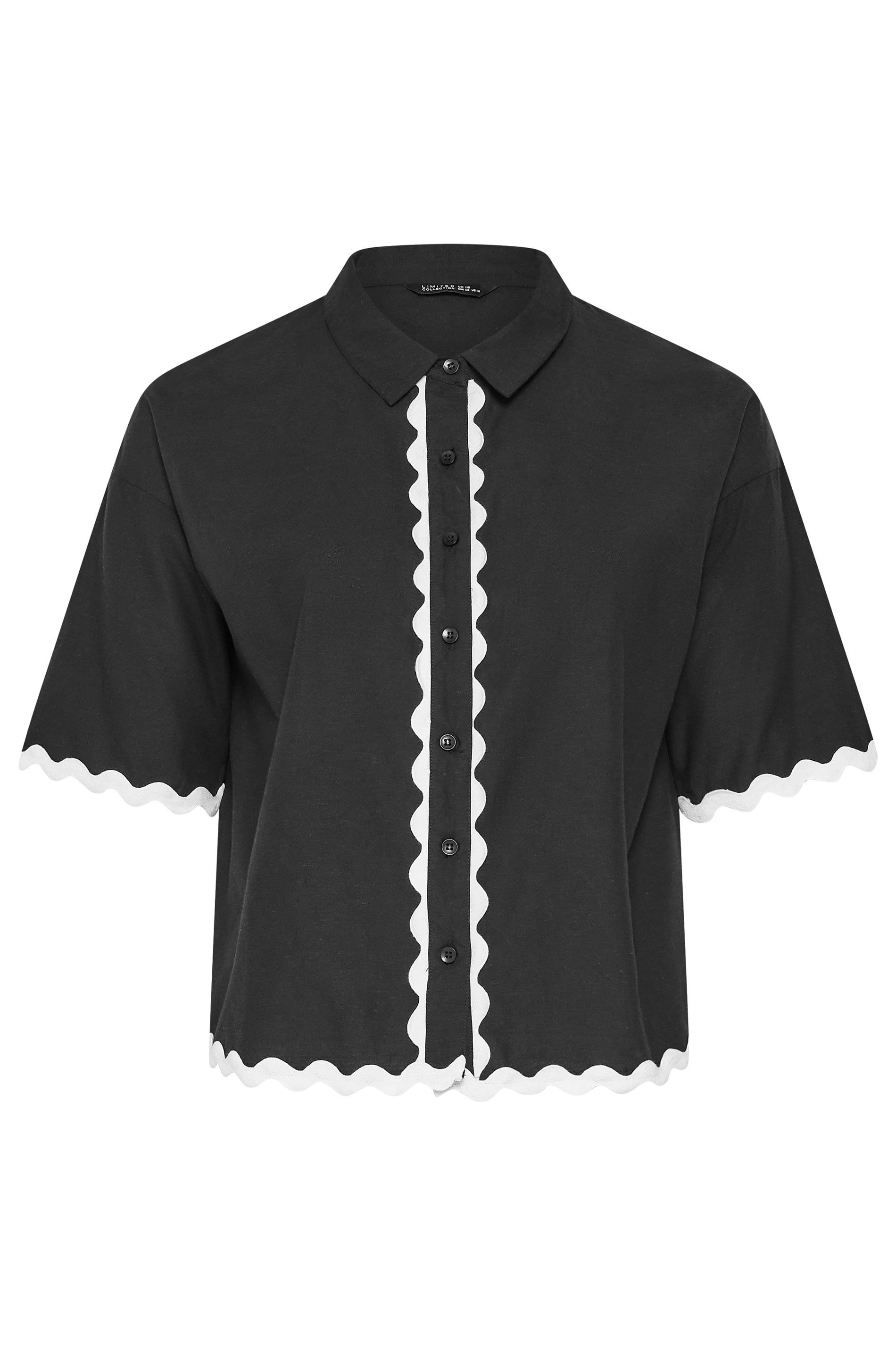 Yours Scallop Linen Shirt