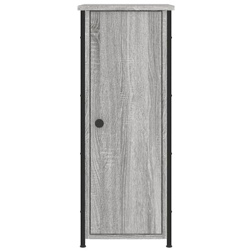 NNEVL Bedside Cabinets 2 pcs Grey Sonoma 32x42x80 cm Engineered Wood
