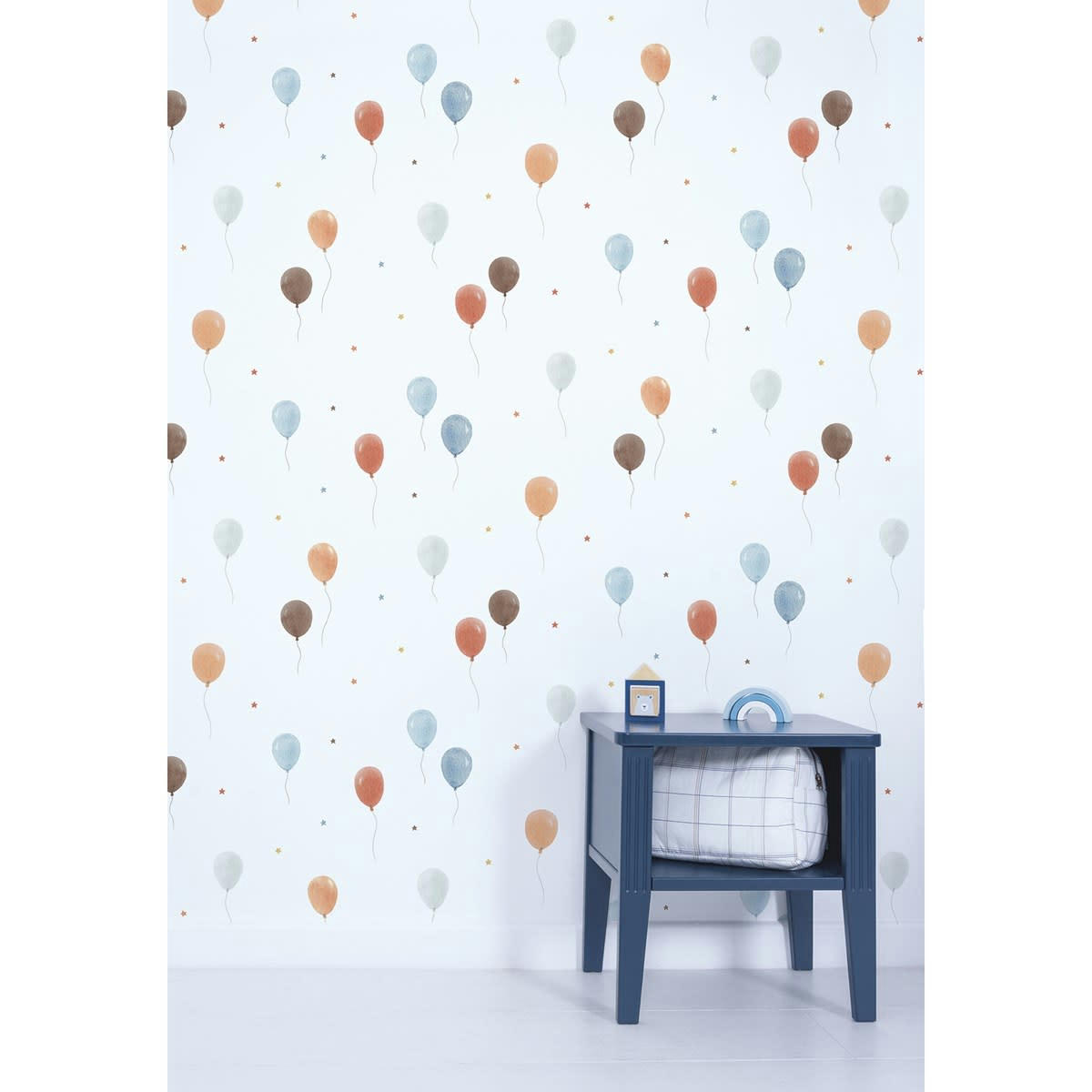 GENTLE FRIENDS - Papier peint Flying Balloons (50 cm x 10 m)