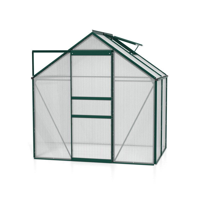 Serre en polycarbonate Venus verte 2,5 m² VITAVIA