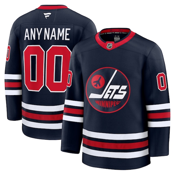 Winnipeg Jets  Alternate Premium Custom Jersey - Navy