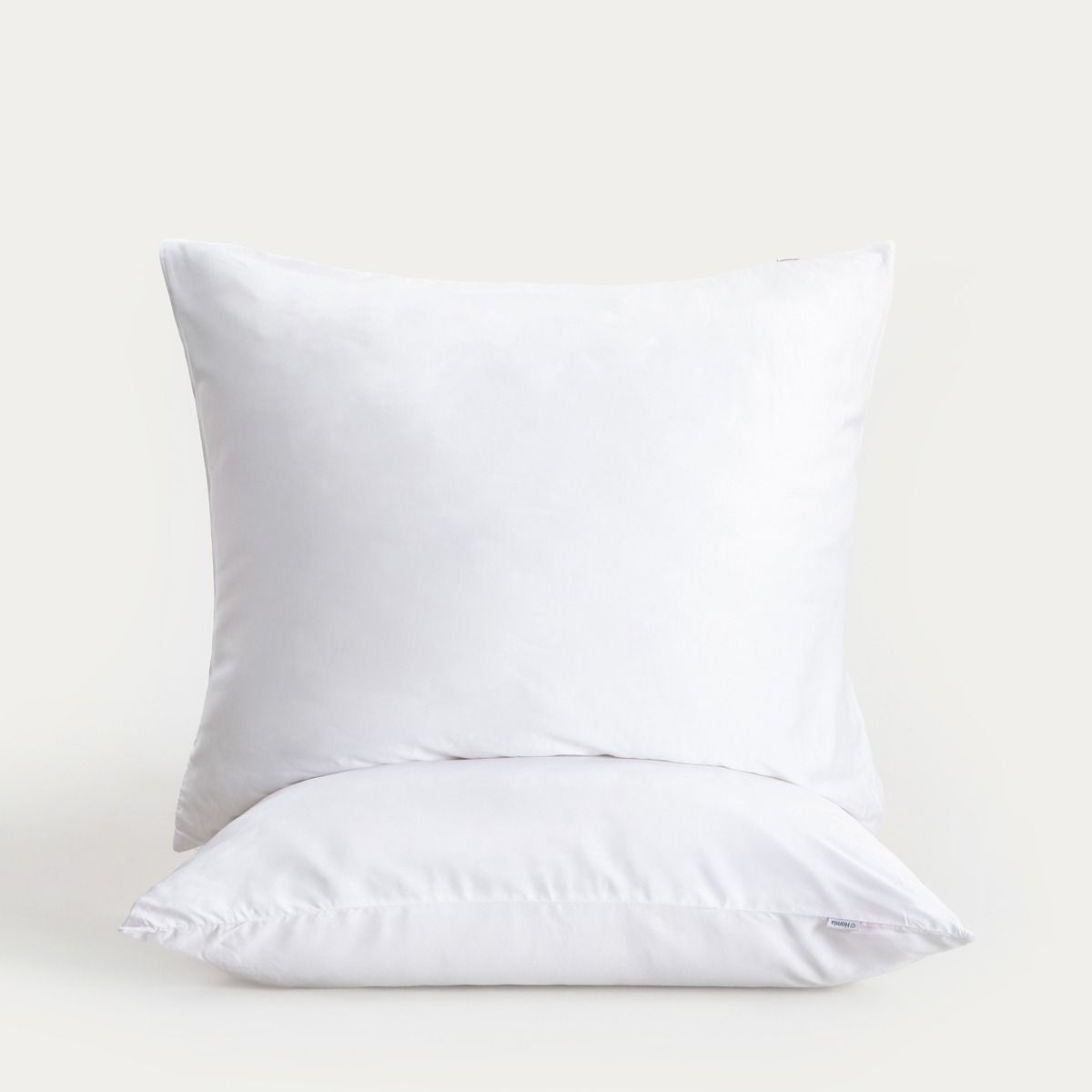 Zestaw dwóch poszewek MAISY z mikrofibry białych 2*70x80 cm