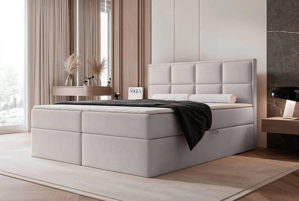 Boxspring Antonia velvet met opbergruimte 180x200