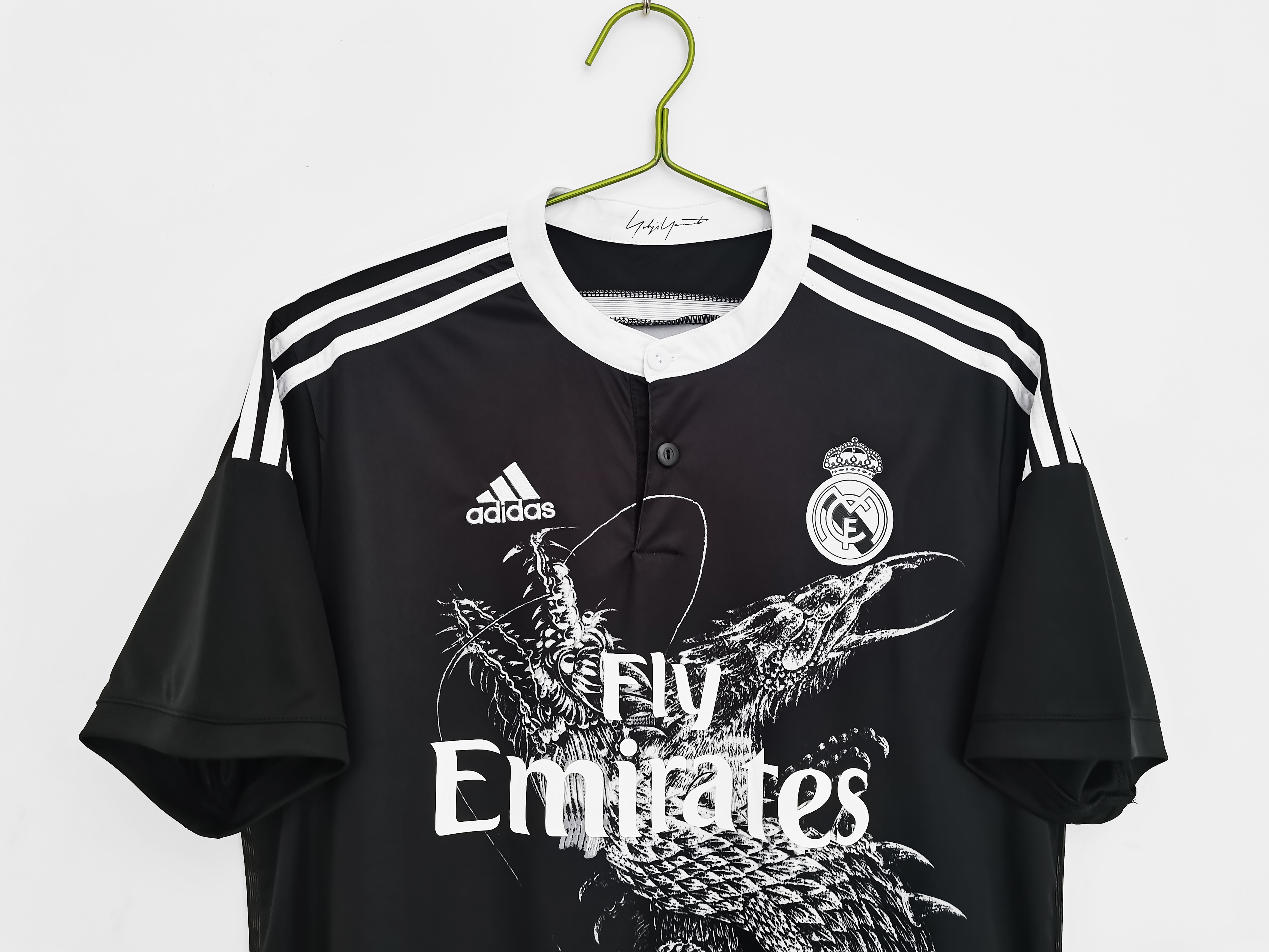 Los Merengues 2014-15 Second Away Vintage Custom Jersey - Black Dragon