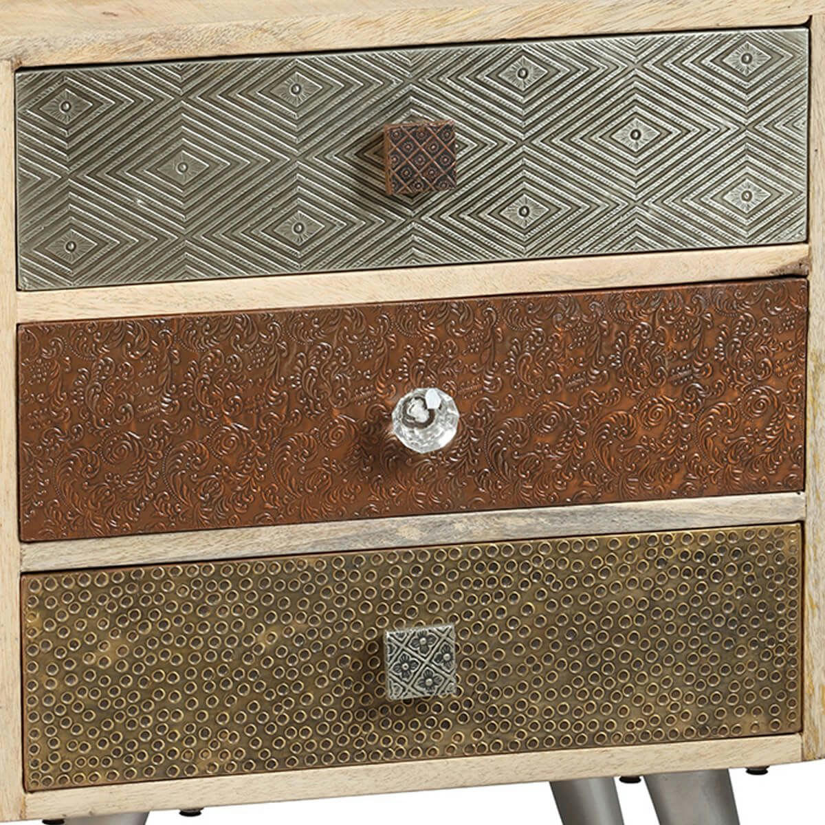 RAZON - Chevet  3 tiroirs