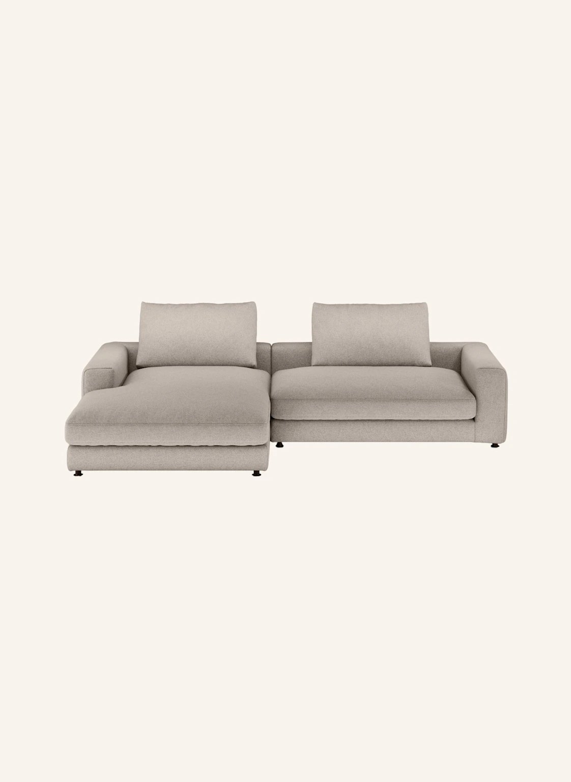 nydo Ecksofa XL MOSLER, links, Flachgewebe