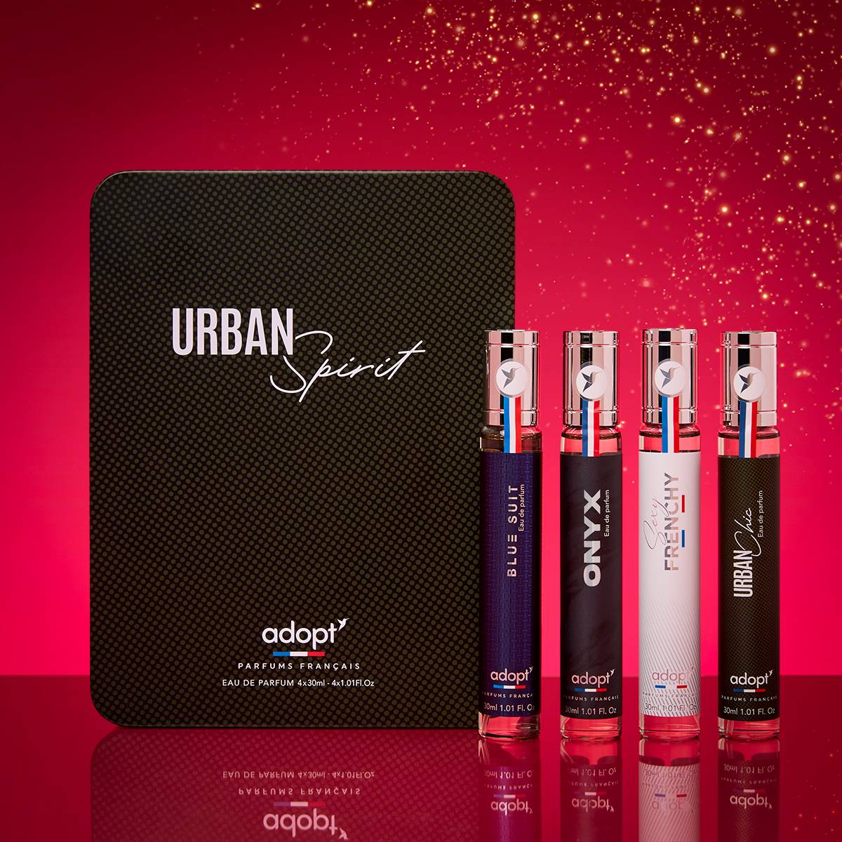 Urban SpiritCoffret 4 x eaux de parfums 30 ml