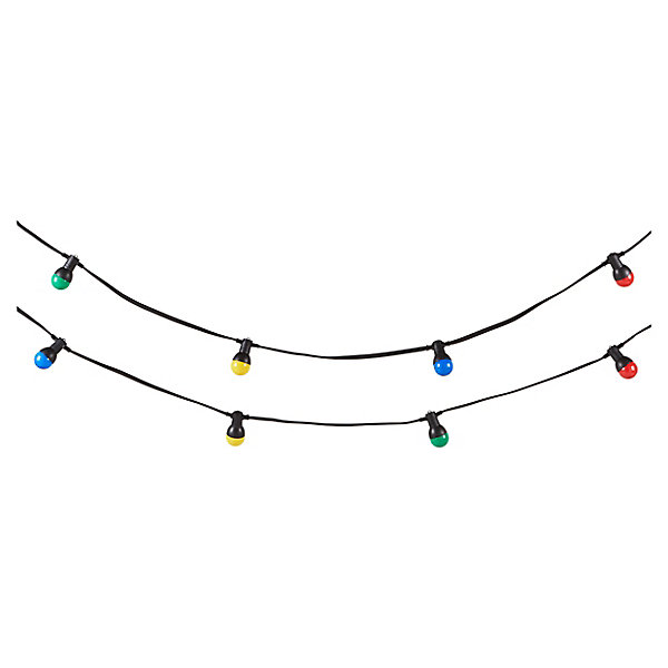 Guirlandes lumineuses LED intégrée Barnaby IP44 GoodHome Multicolore 10m