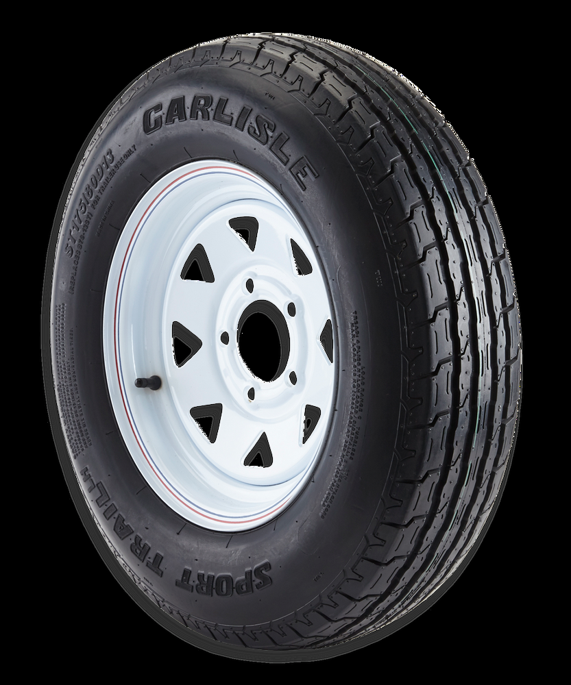 Carlisle Sport Trail LH Trailer Tire Assembly - ST175/80D13-C5