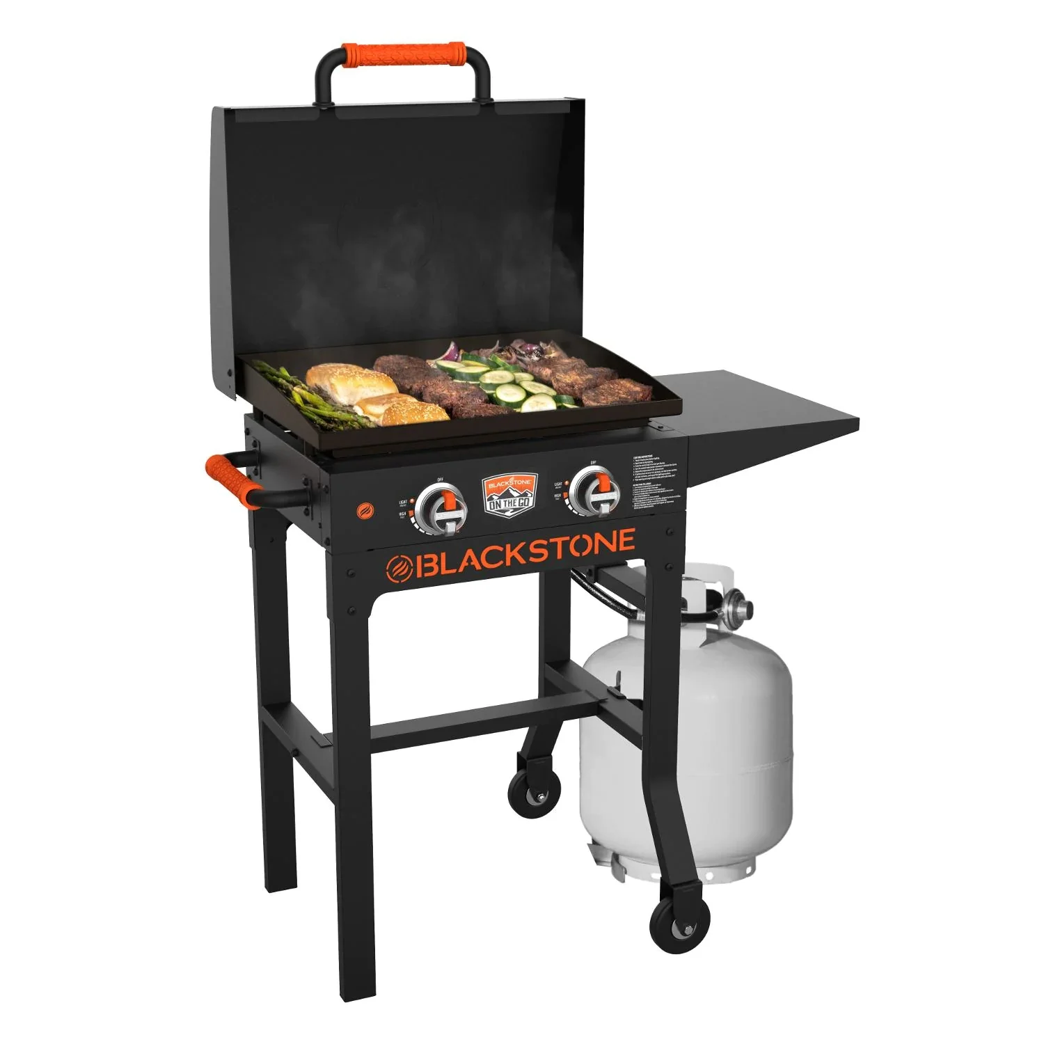 Blackstone On-The-Go 22-Inch Cart Griddle W/ Hood - 1967