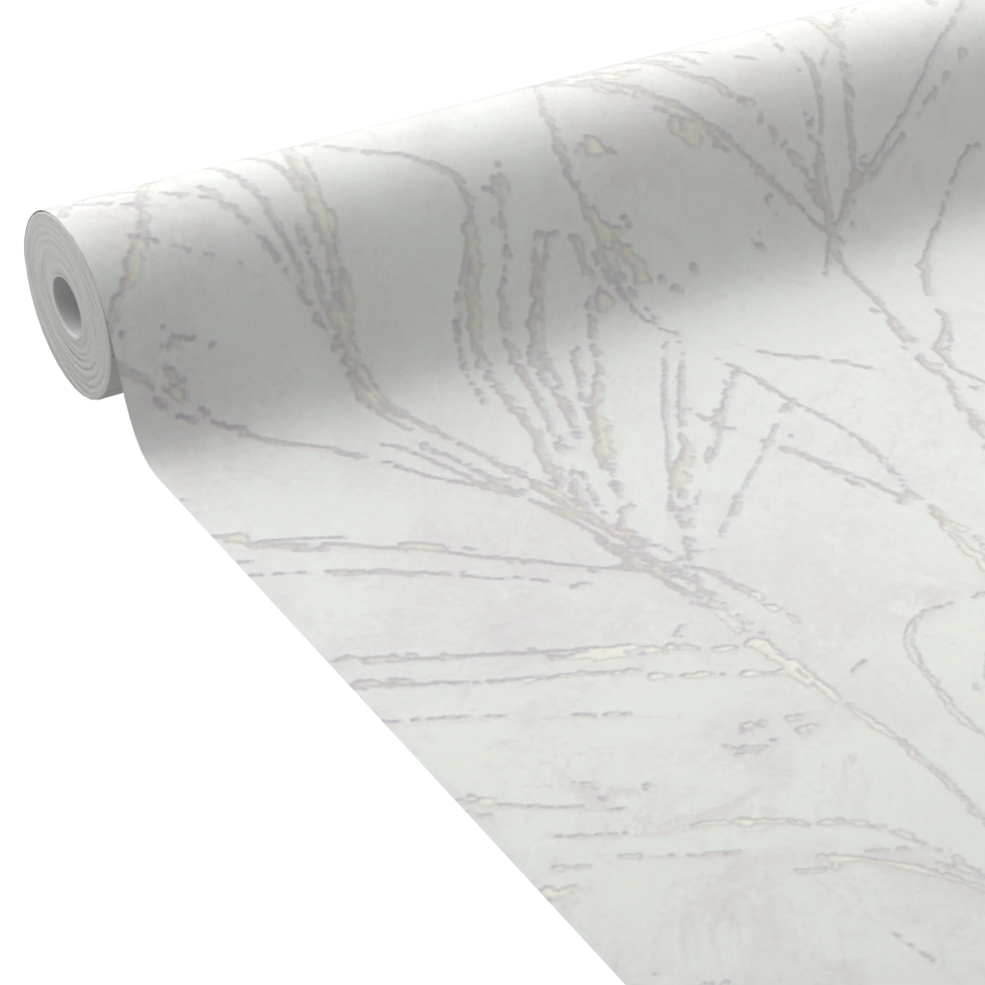 Papier peint intissé LORELLA coloris blanc / doré